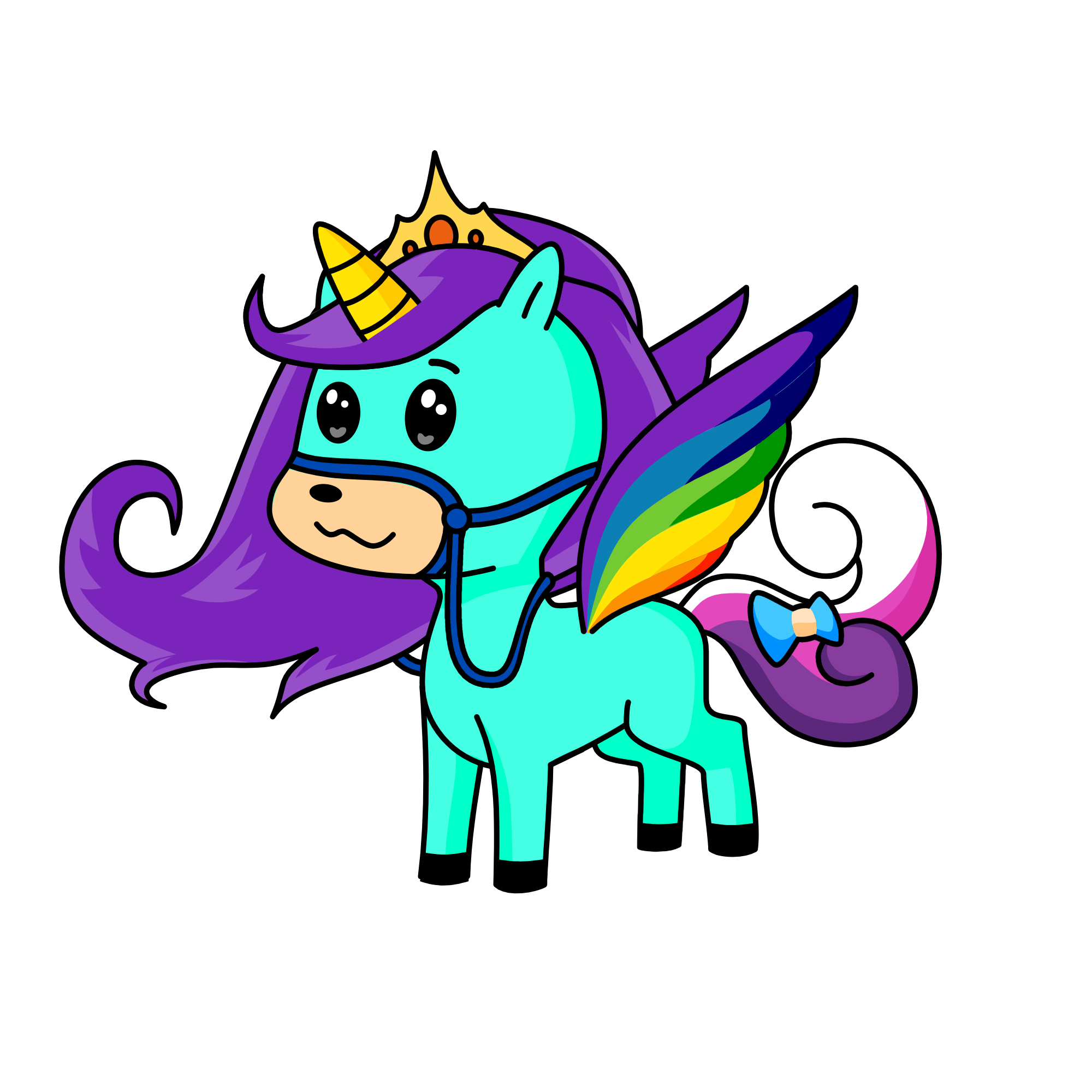cloudy, the unicorn
