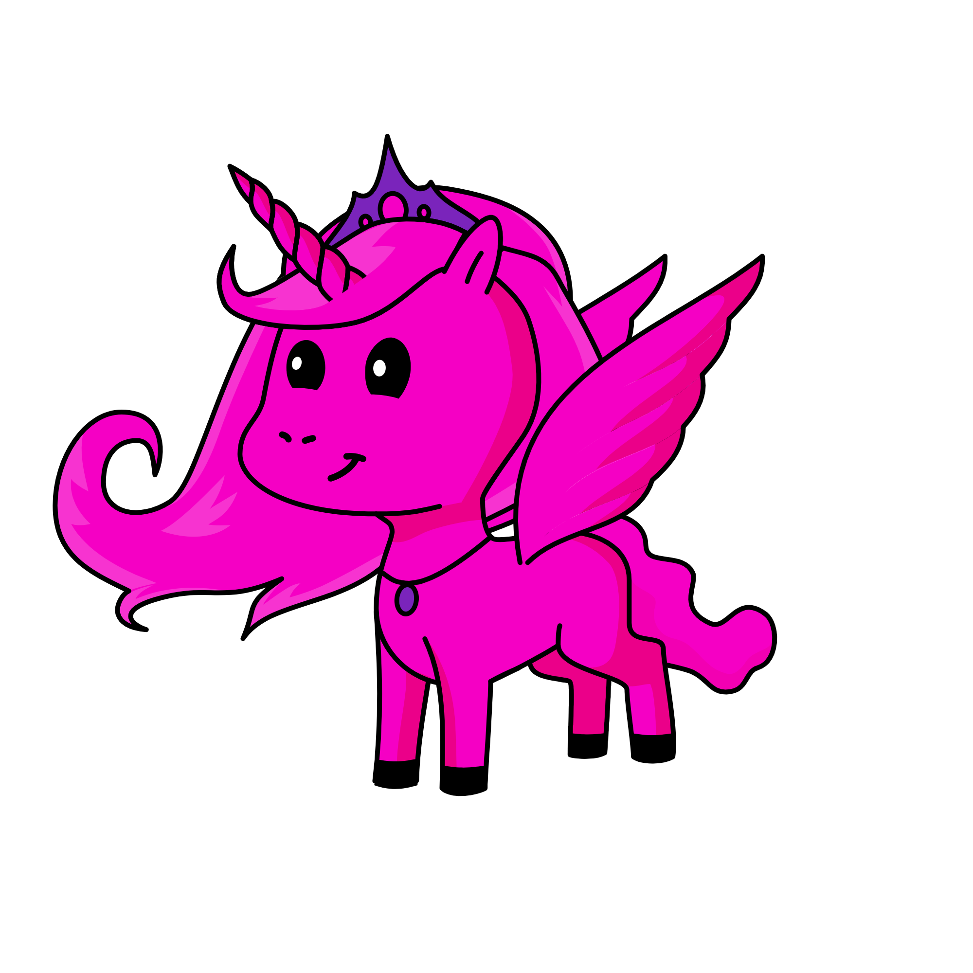 Princess Pinky, the unicorn
