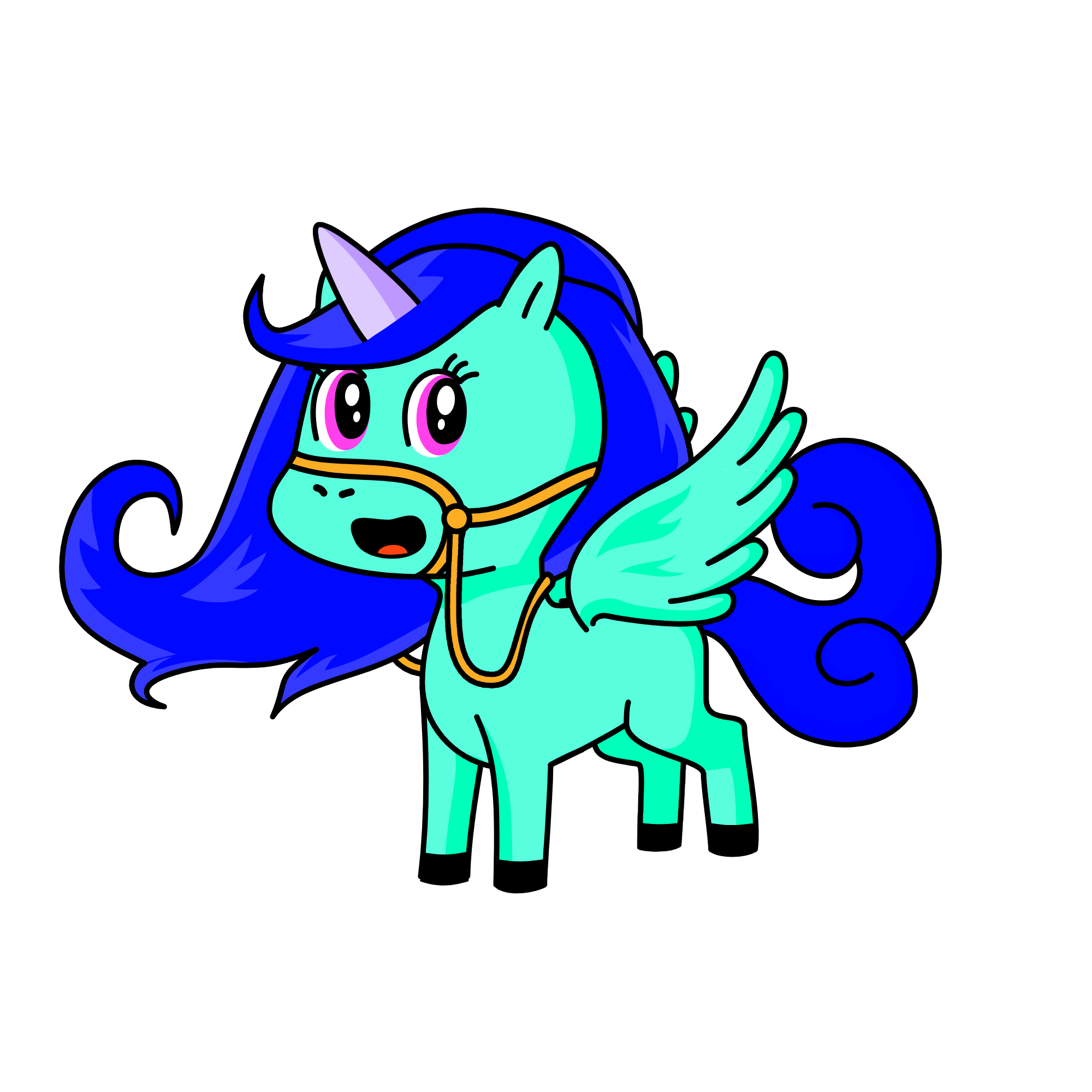 sparkles, the unicorn