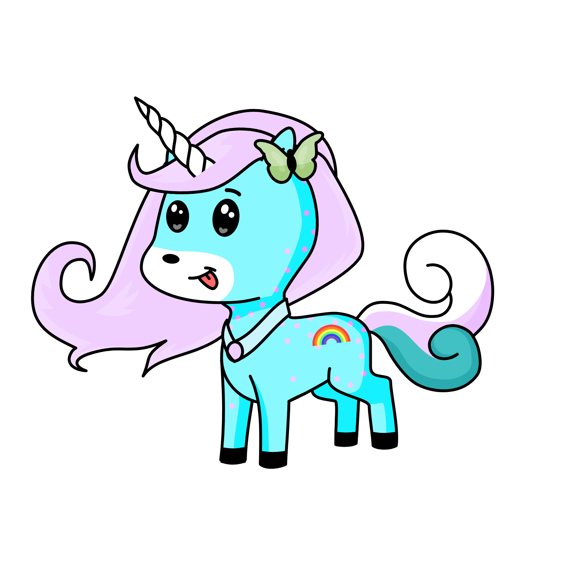 Skylene, unicorn of the sky, the unicorn