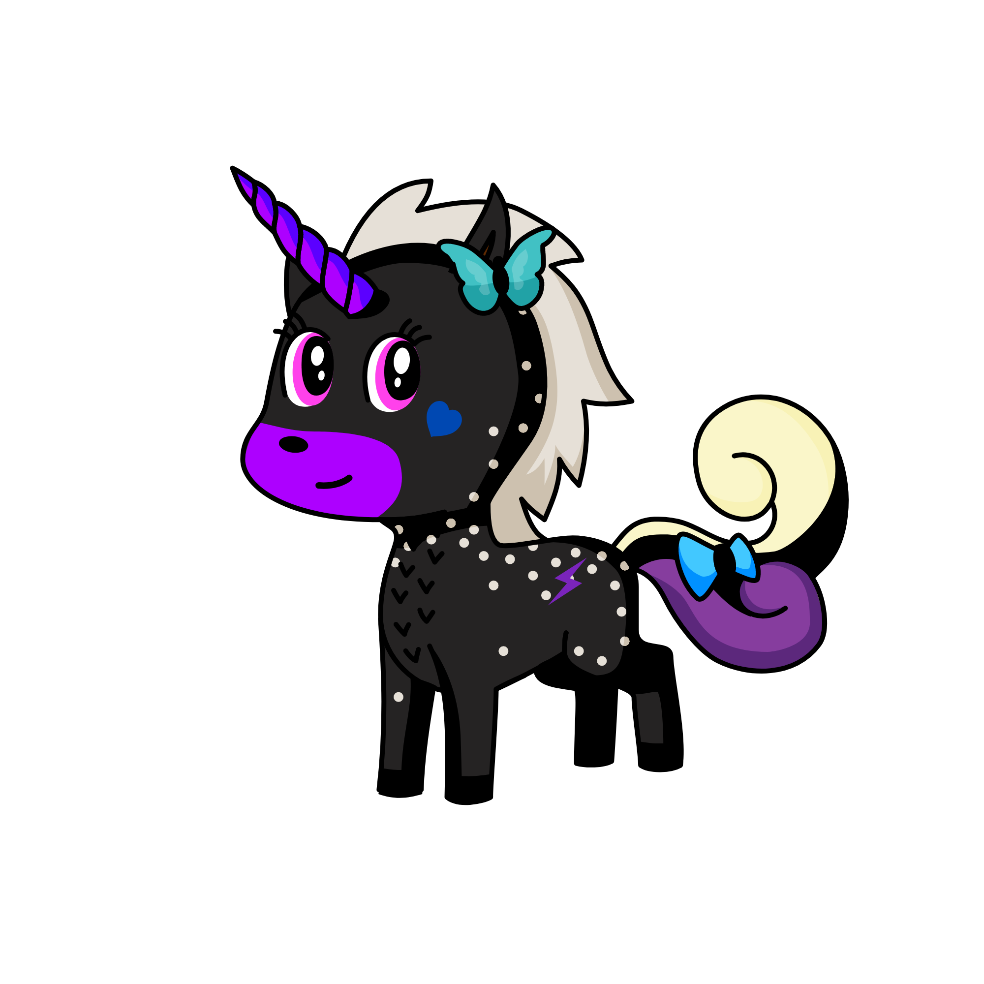Midnight, the unicorn