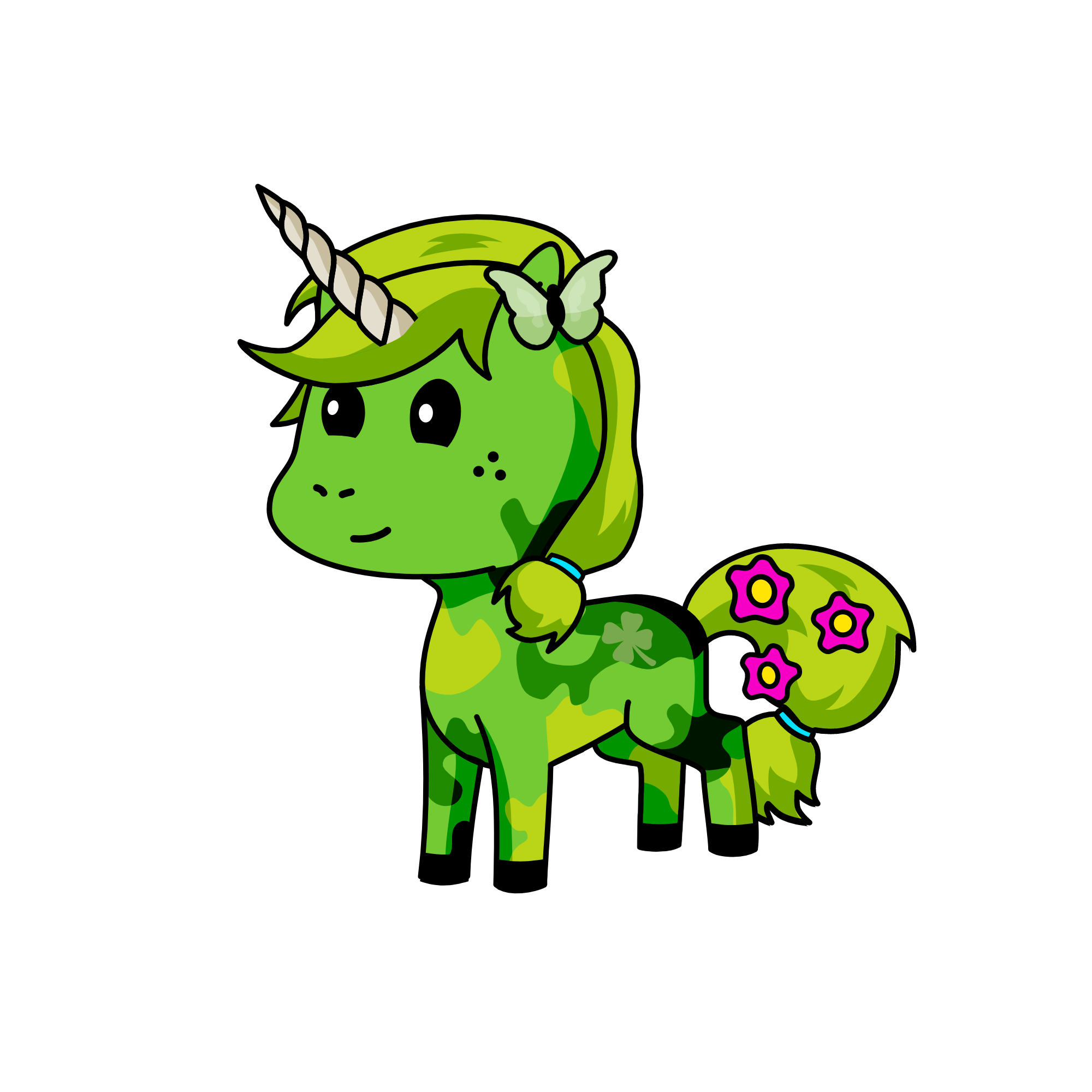 Camo, the unicorn