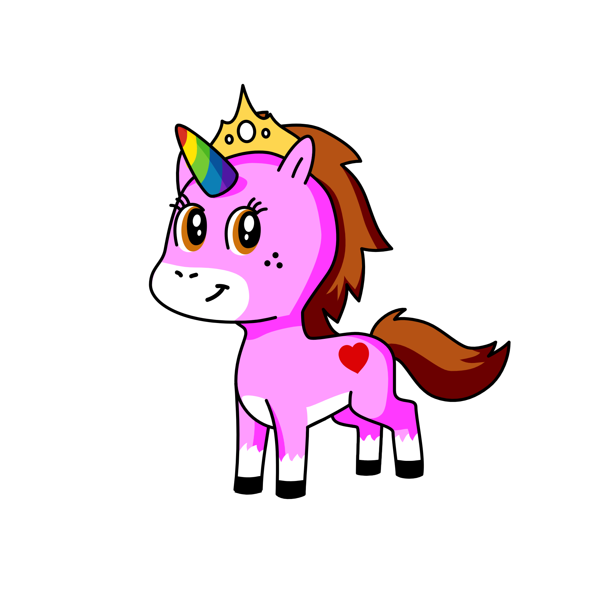 Princess Sparkles, the unicorn