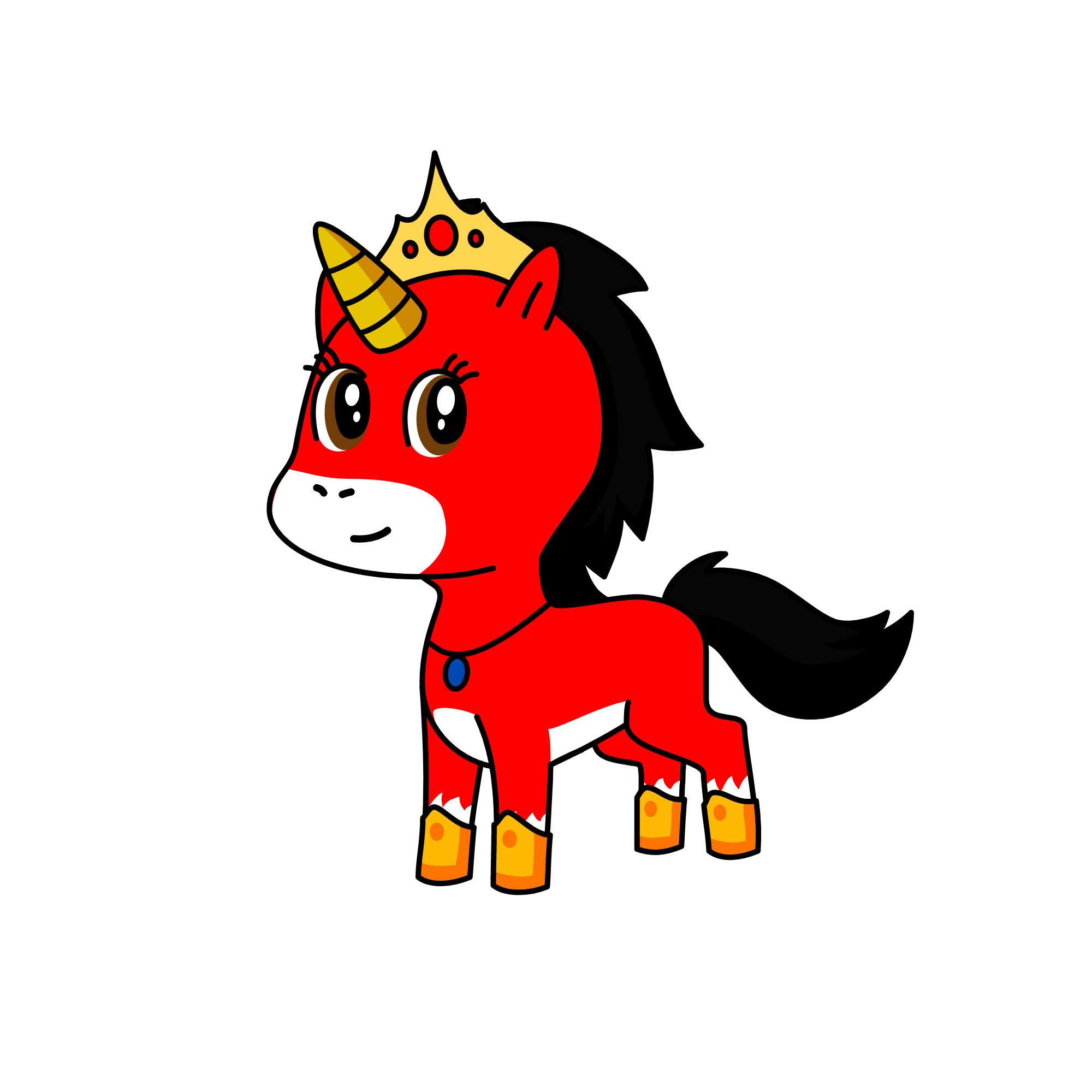 Snow White, the unicorn