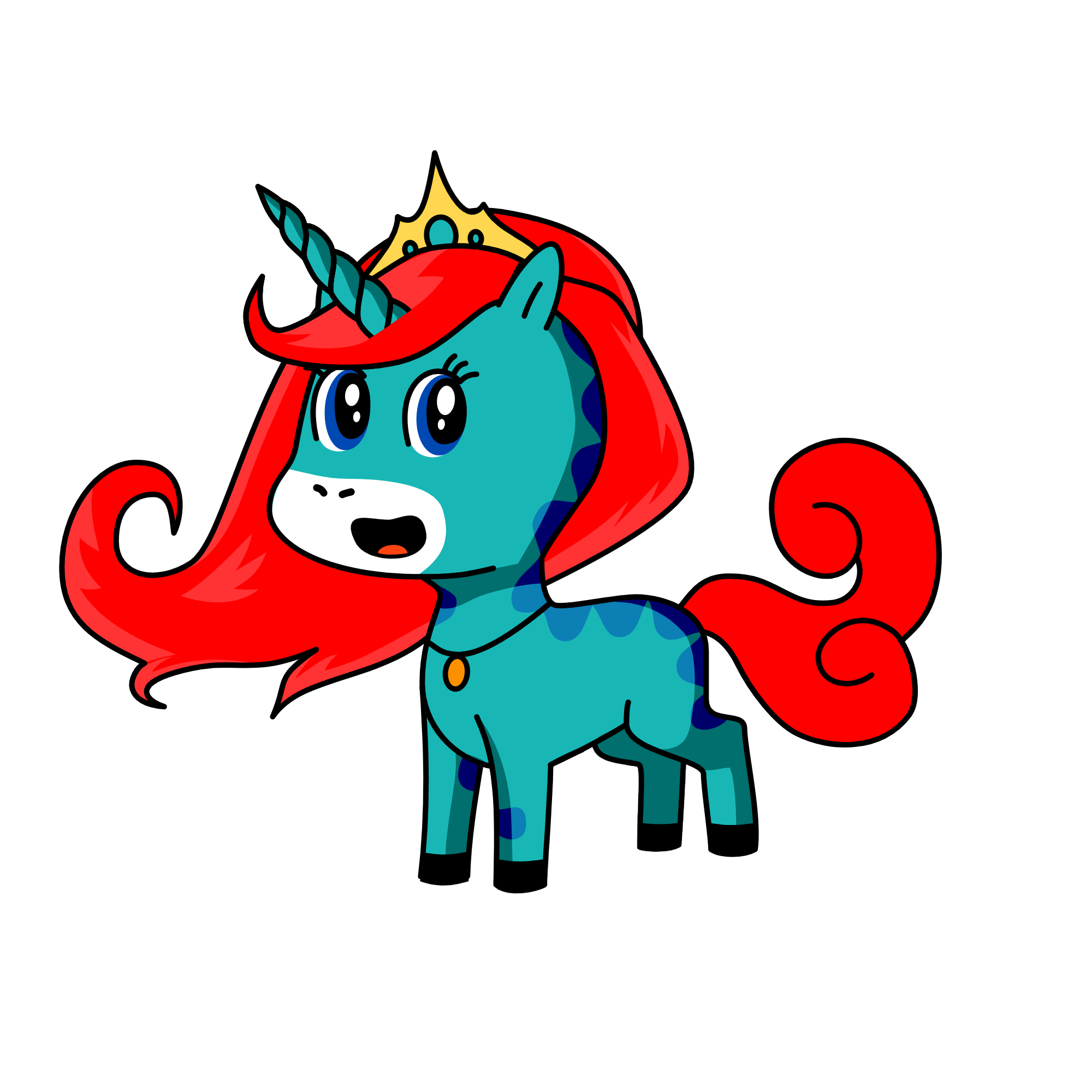 The Little Mermaid/ Ariel, the unicorn