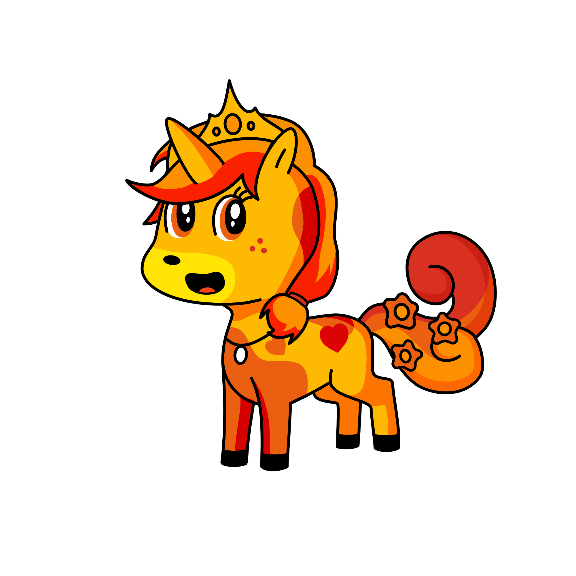 Fire, the unicorn