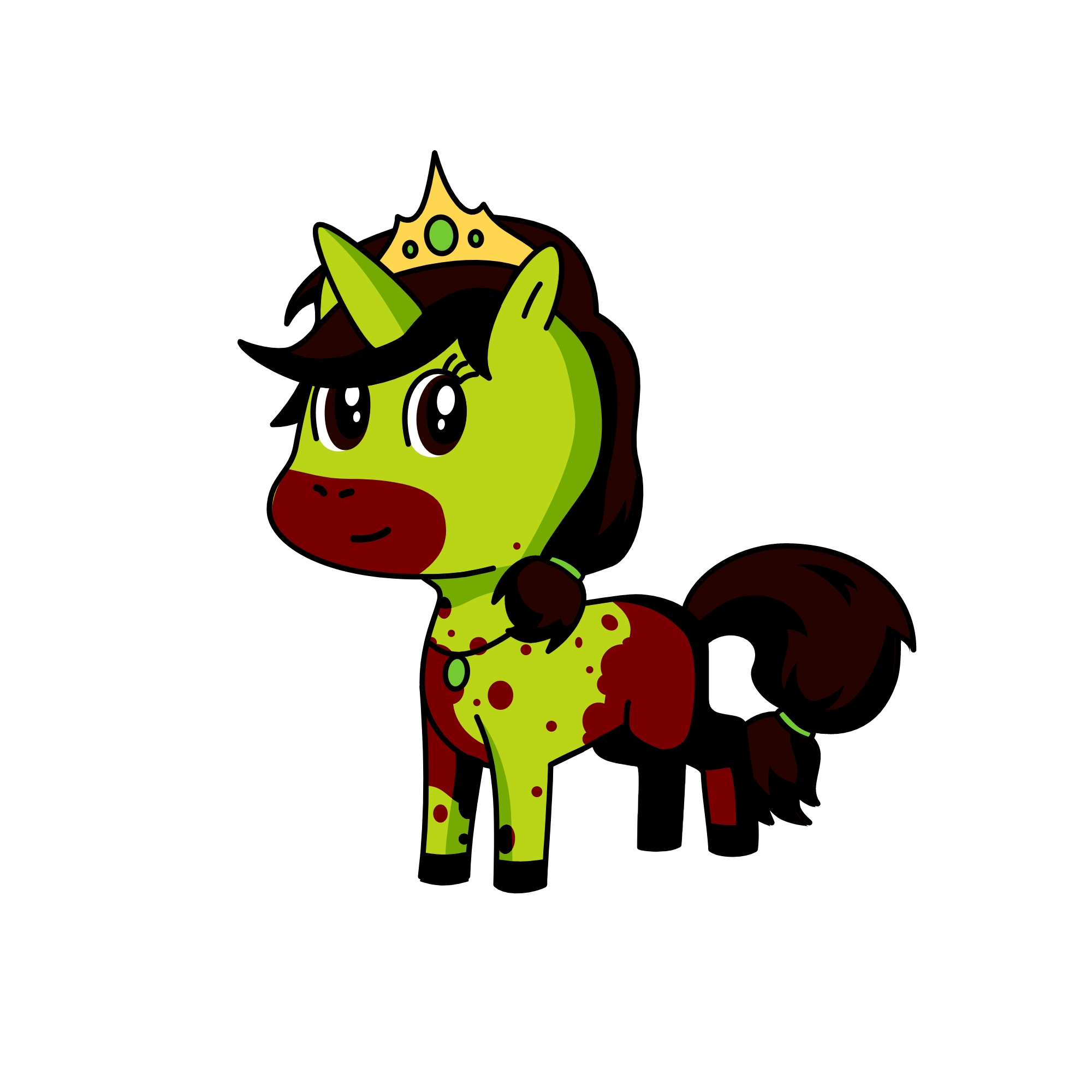 The Frog Princess/ Tiana, the unicorn