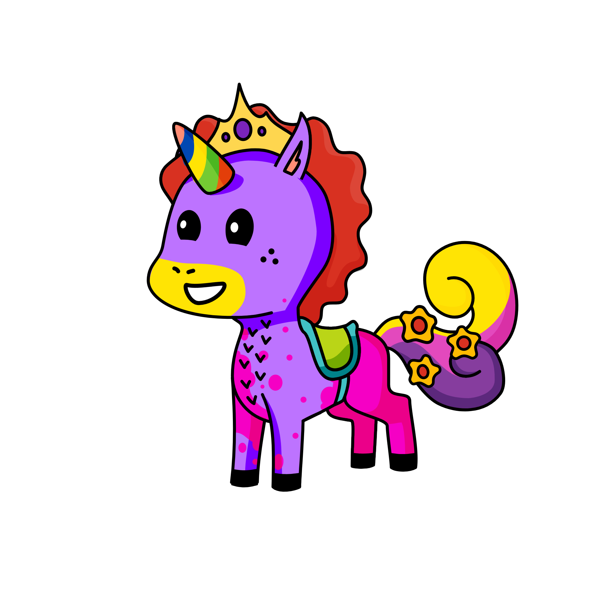 GOLDEN, the unicorn