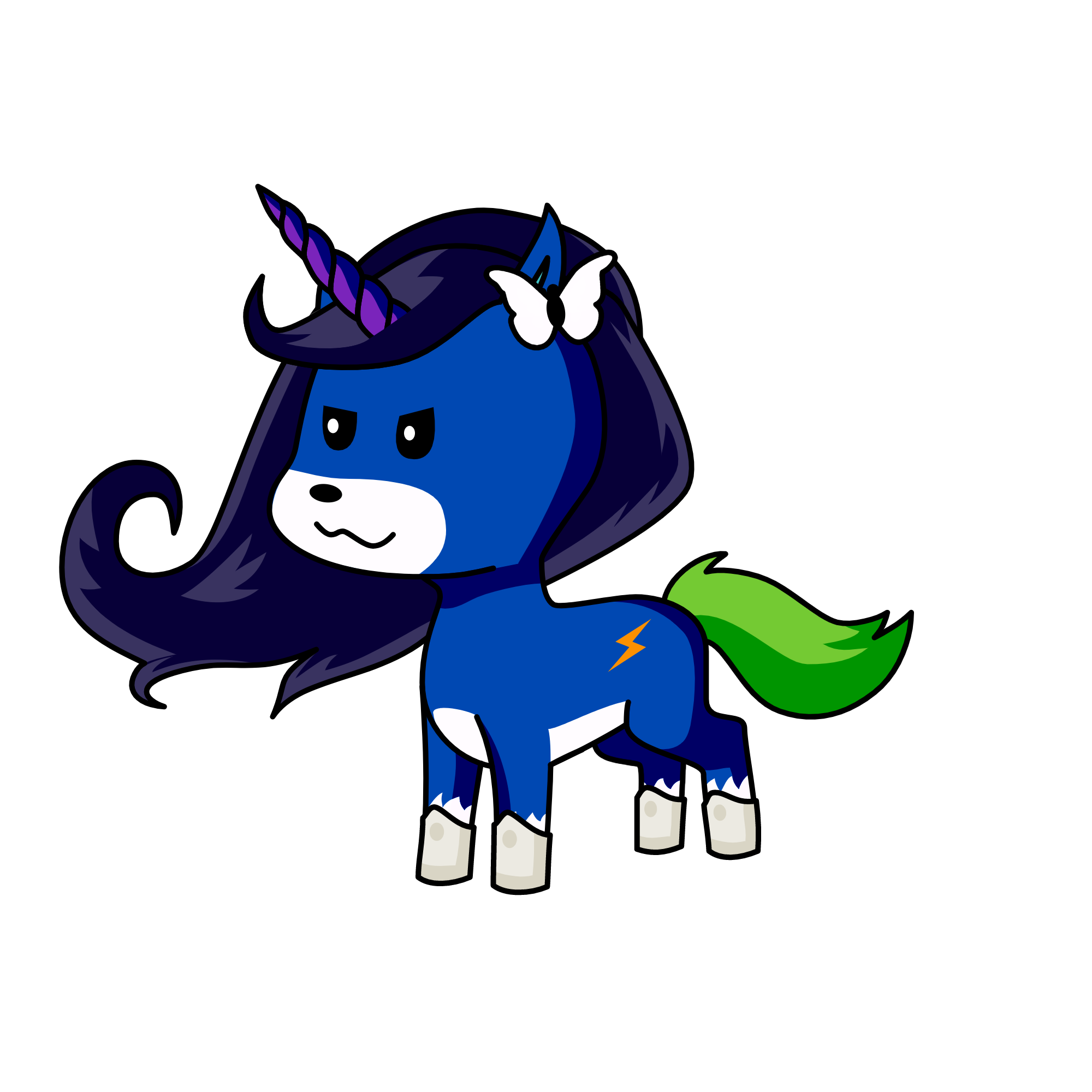Sophie Darkshadow, the unicorn
