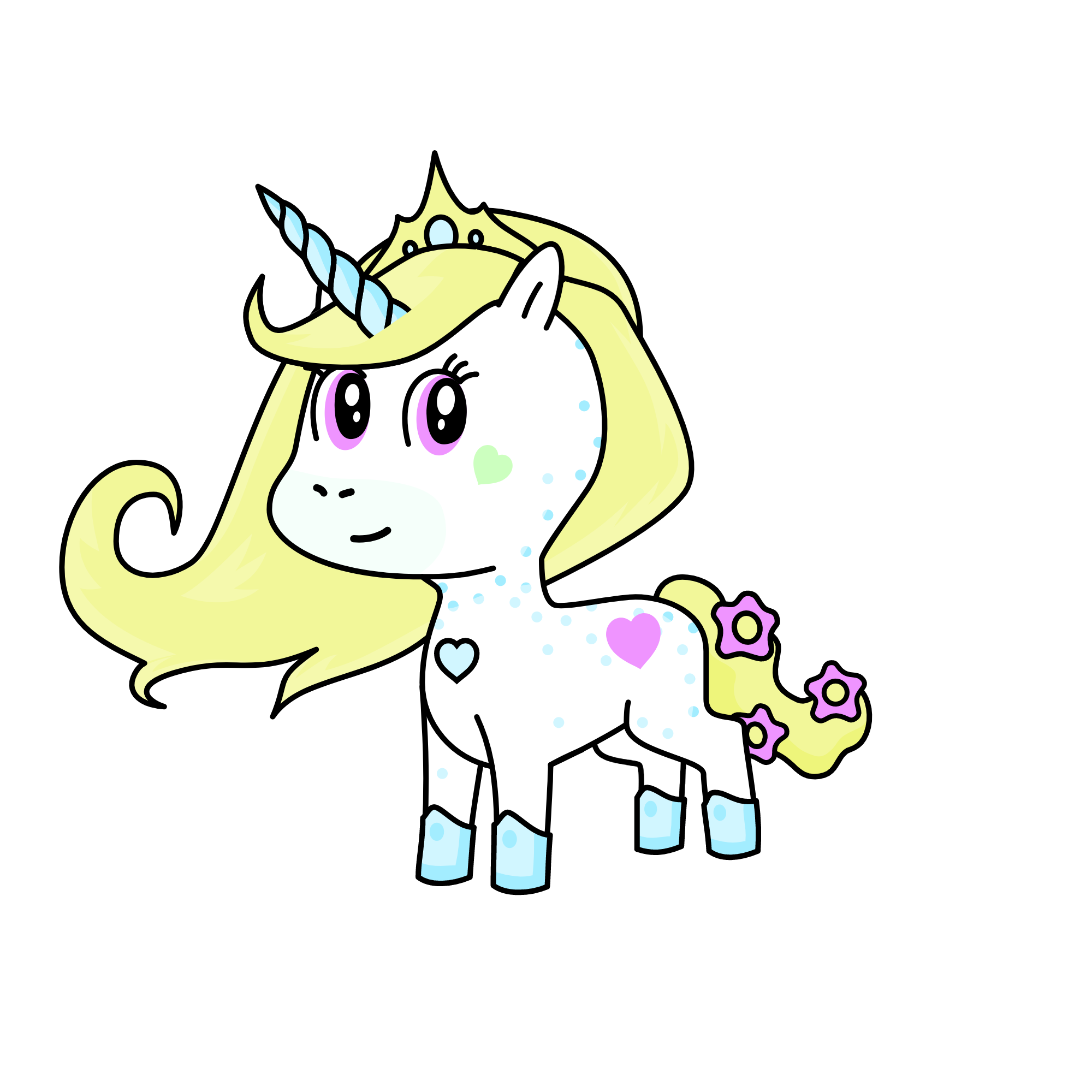 prettyacorn, the unicorn