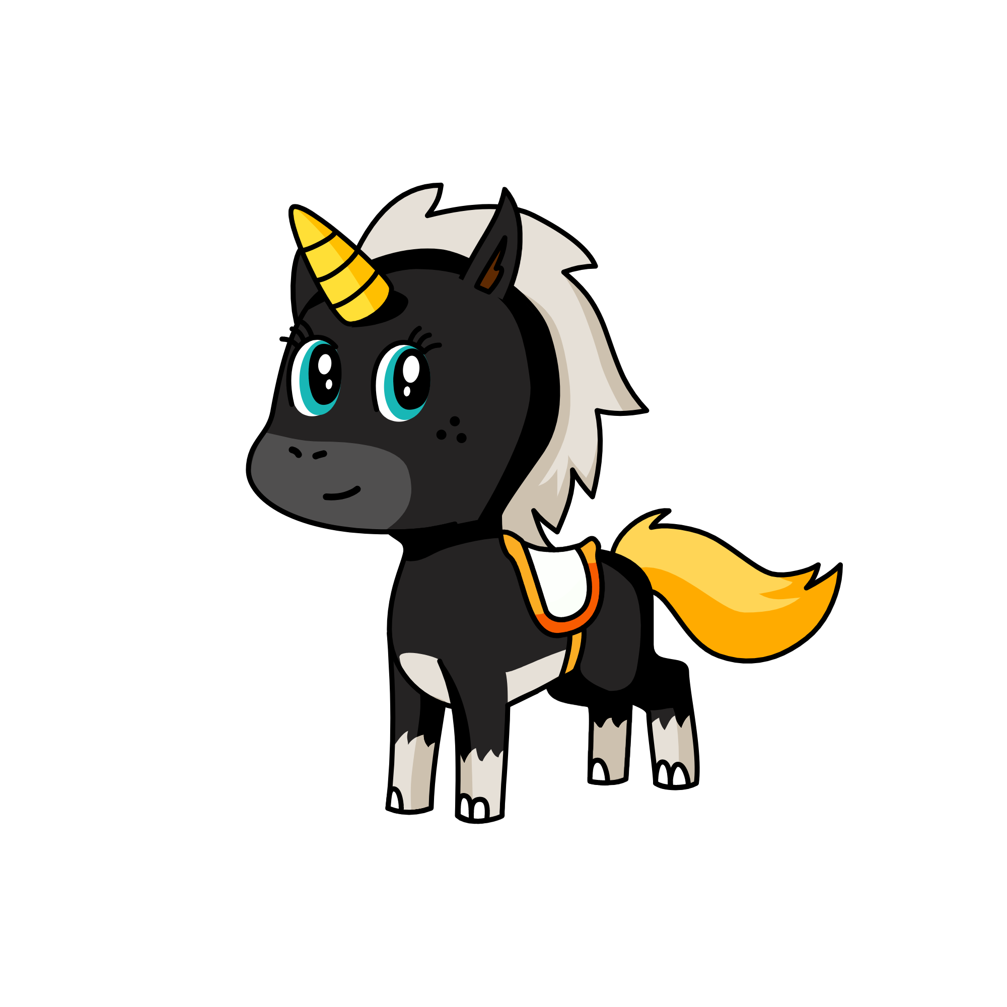 Midnight, the unicorn