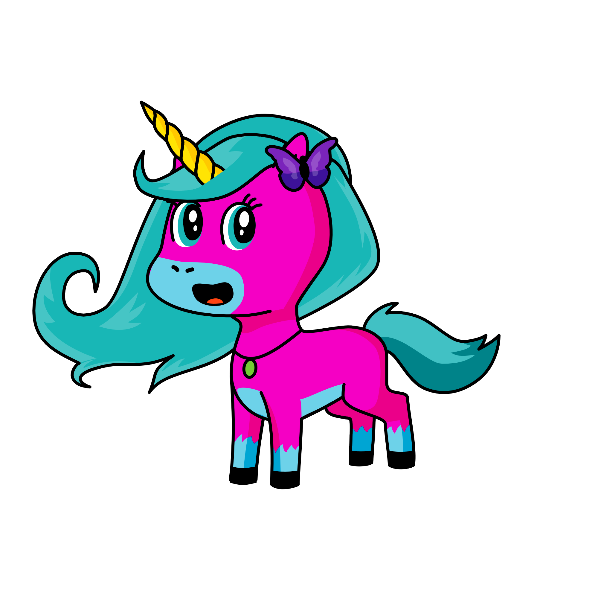 Cassie Corn, the unicorn