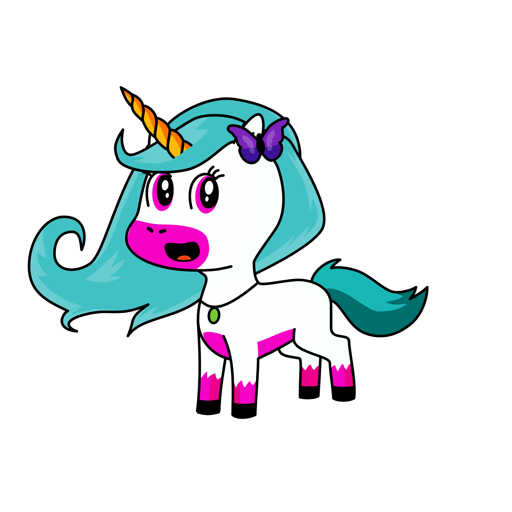 Cassie Corn, the unicorn