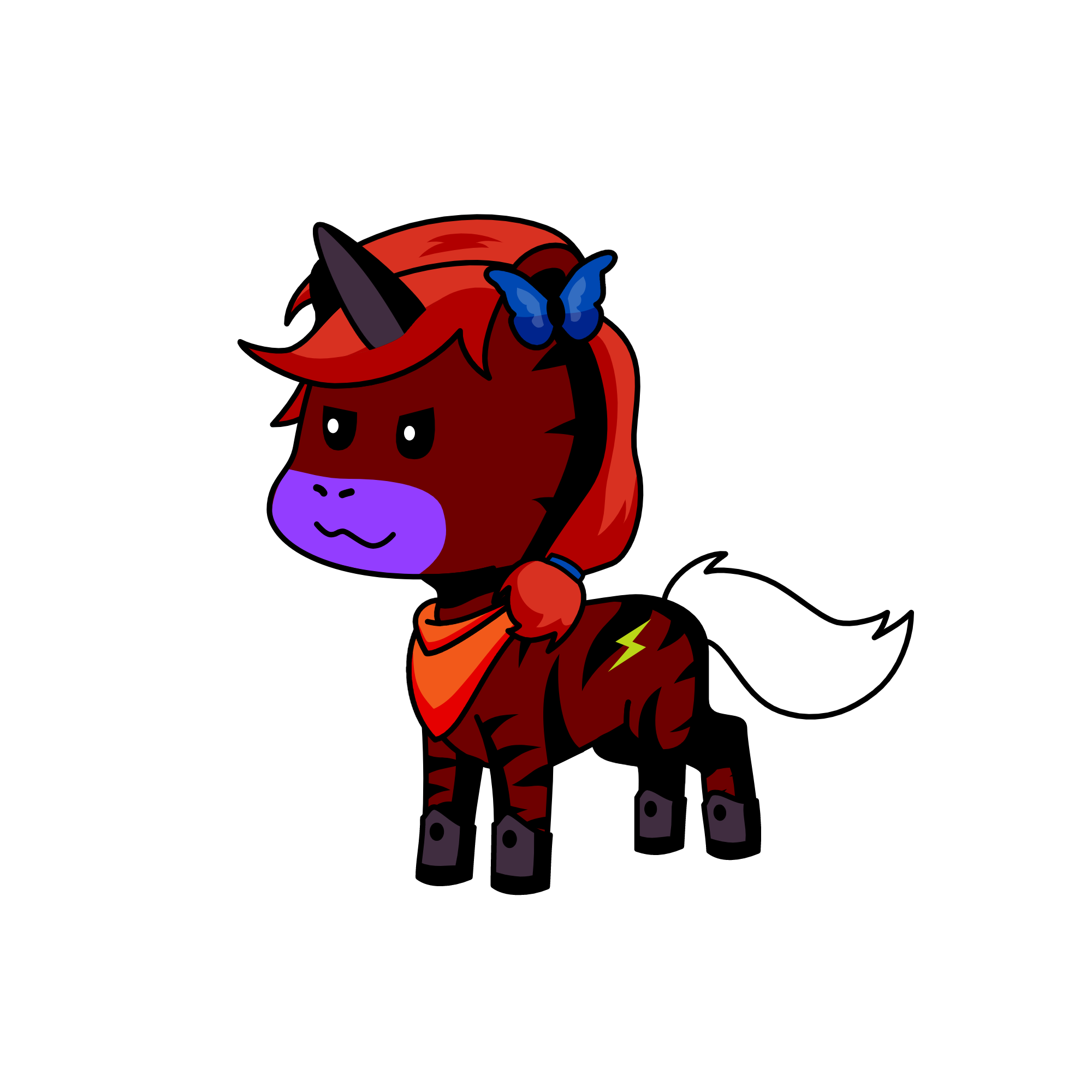 the prinsess of drcknis, the unicorn