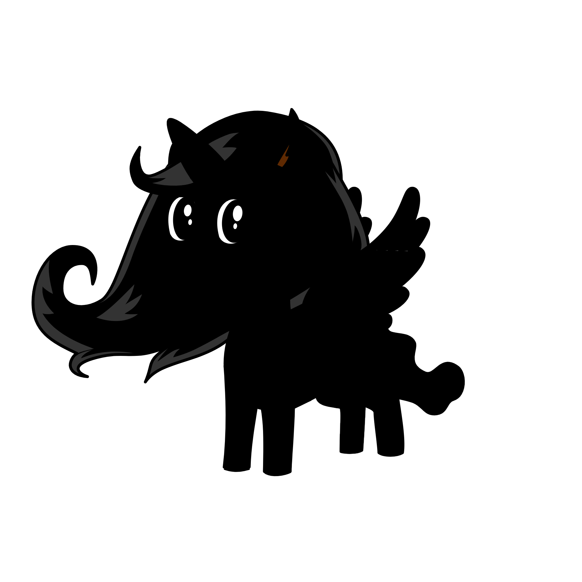 blacky, the unicorn