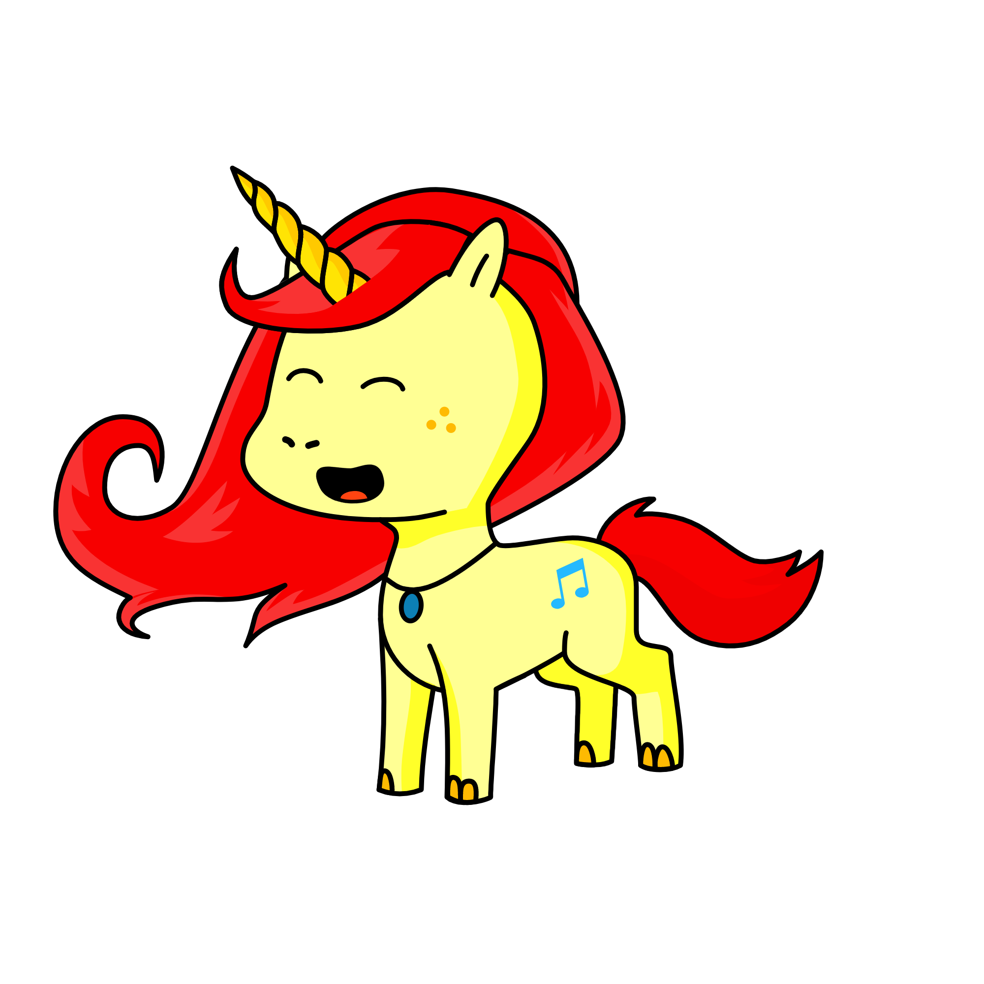 Kelly (Ariel's Horse), the unicorn