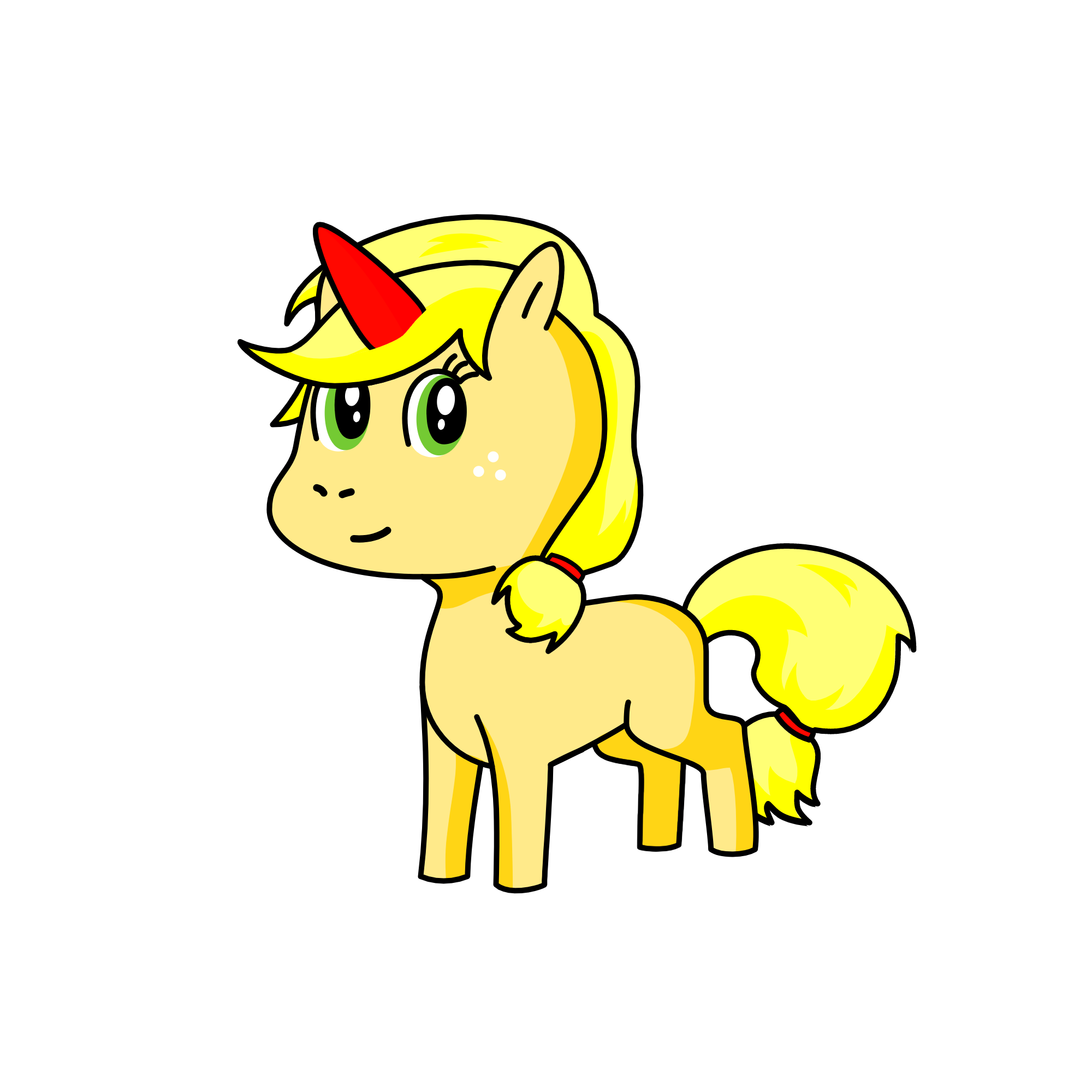 Applejack, the unicorn