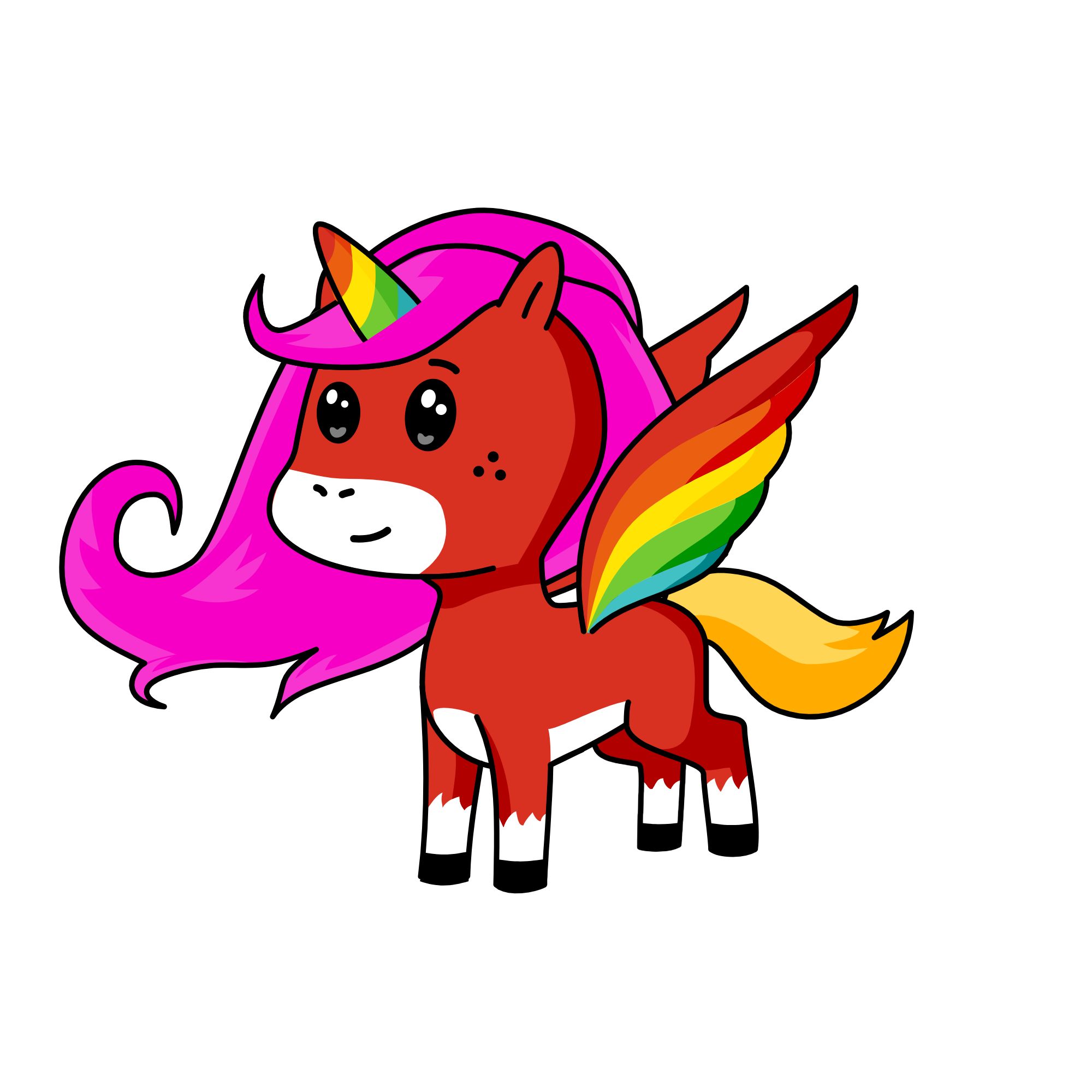 WINGS example, the unicorn
