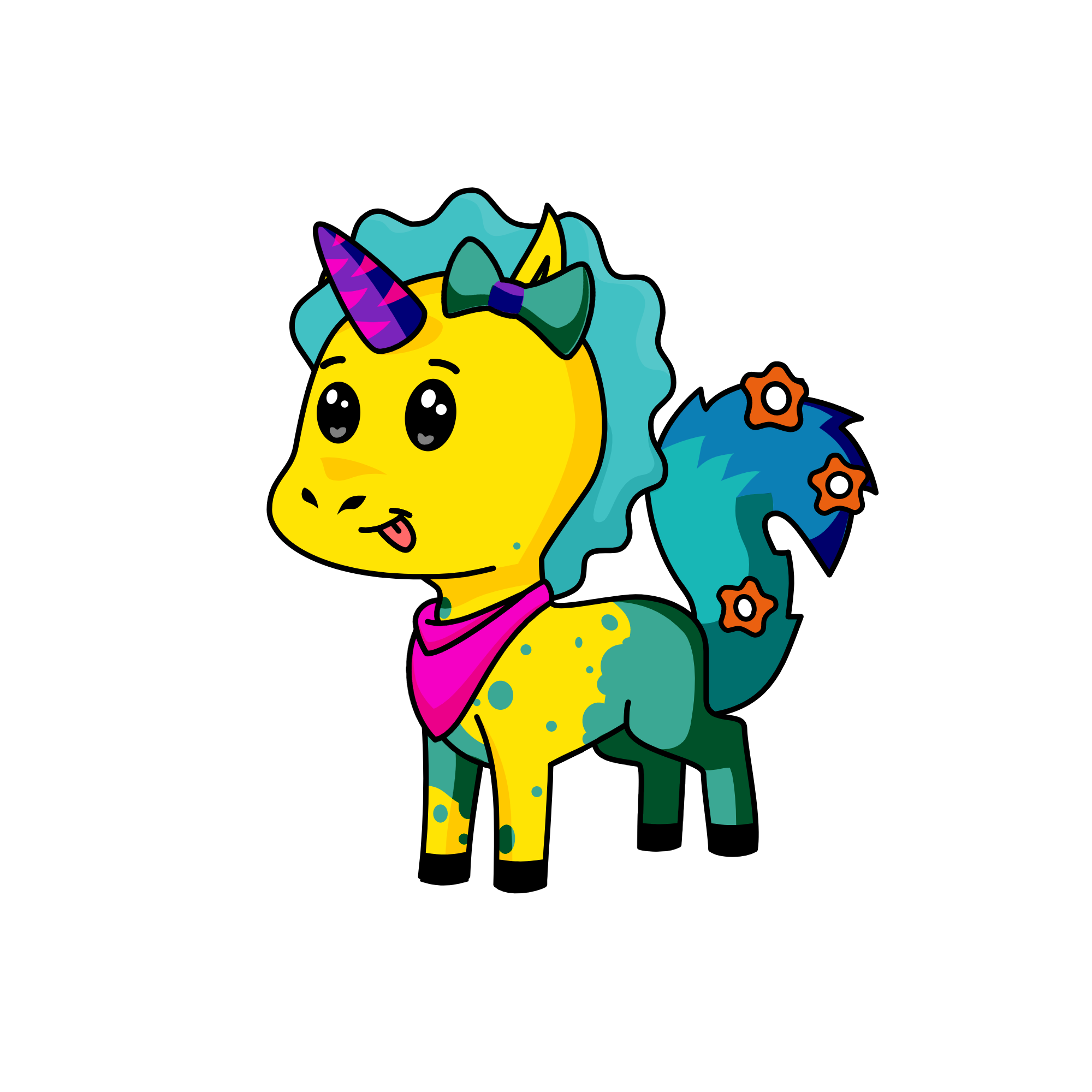 Gumdrop, the unicorn