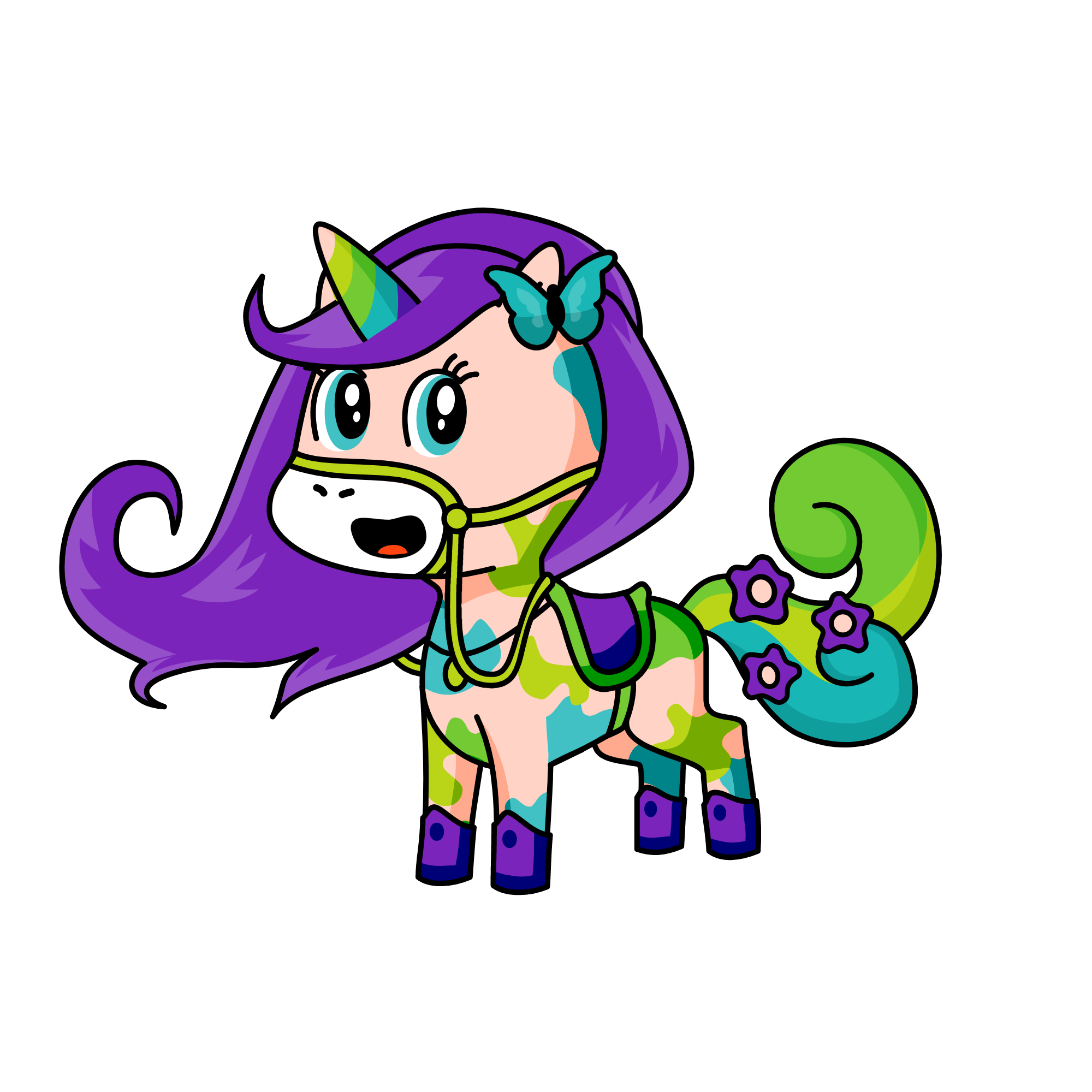 Tulip, the spring unicorn, the unicorn