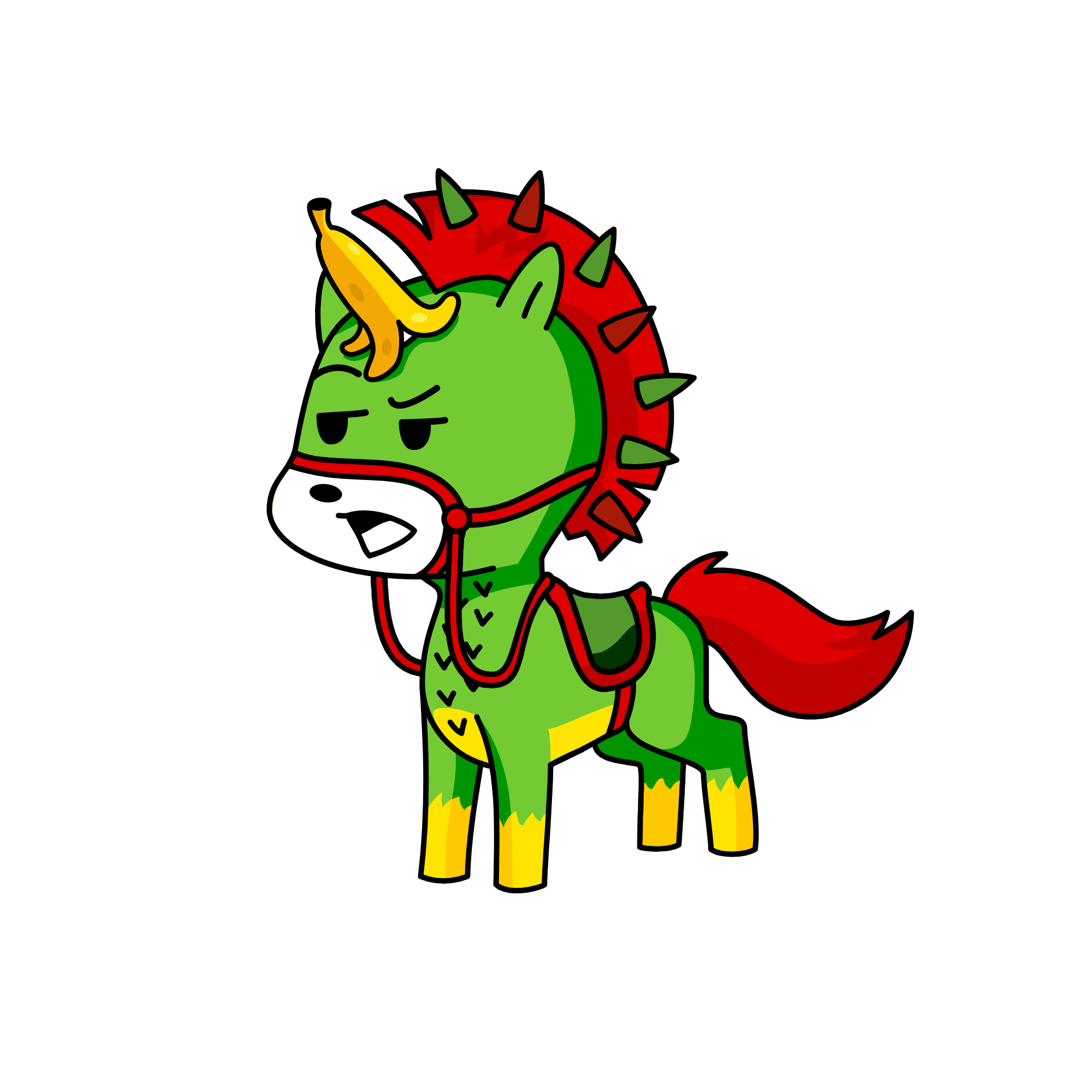 Watermelon, the unicorn