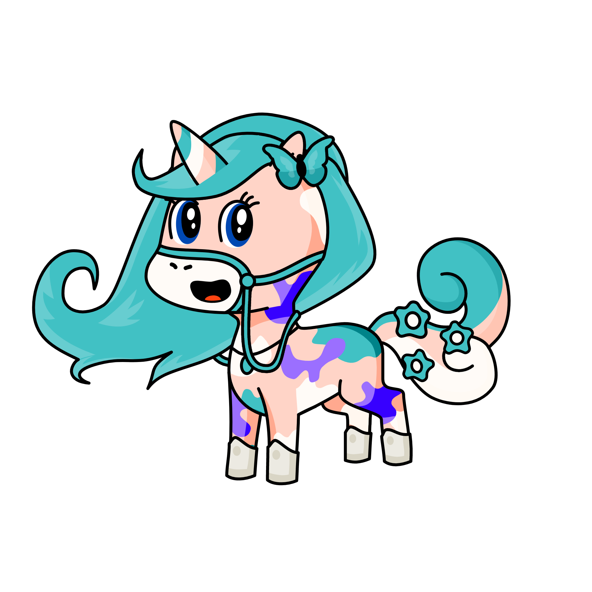 Daisy, the Easter unicorn, the unicorn