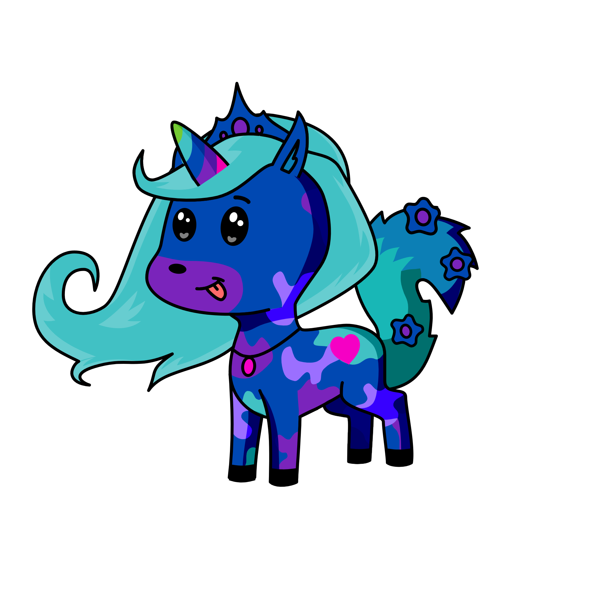 Snowy, the unicorn