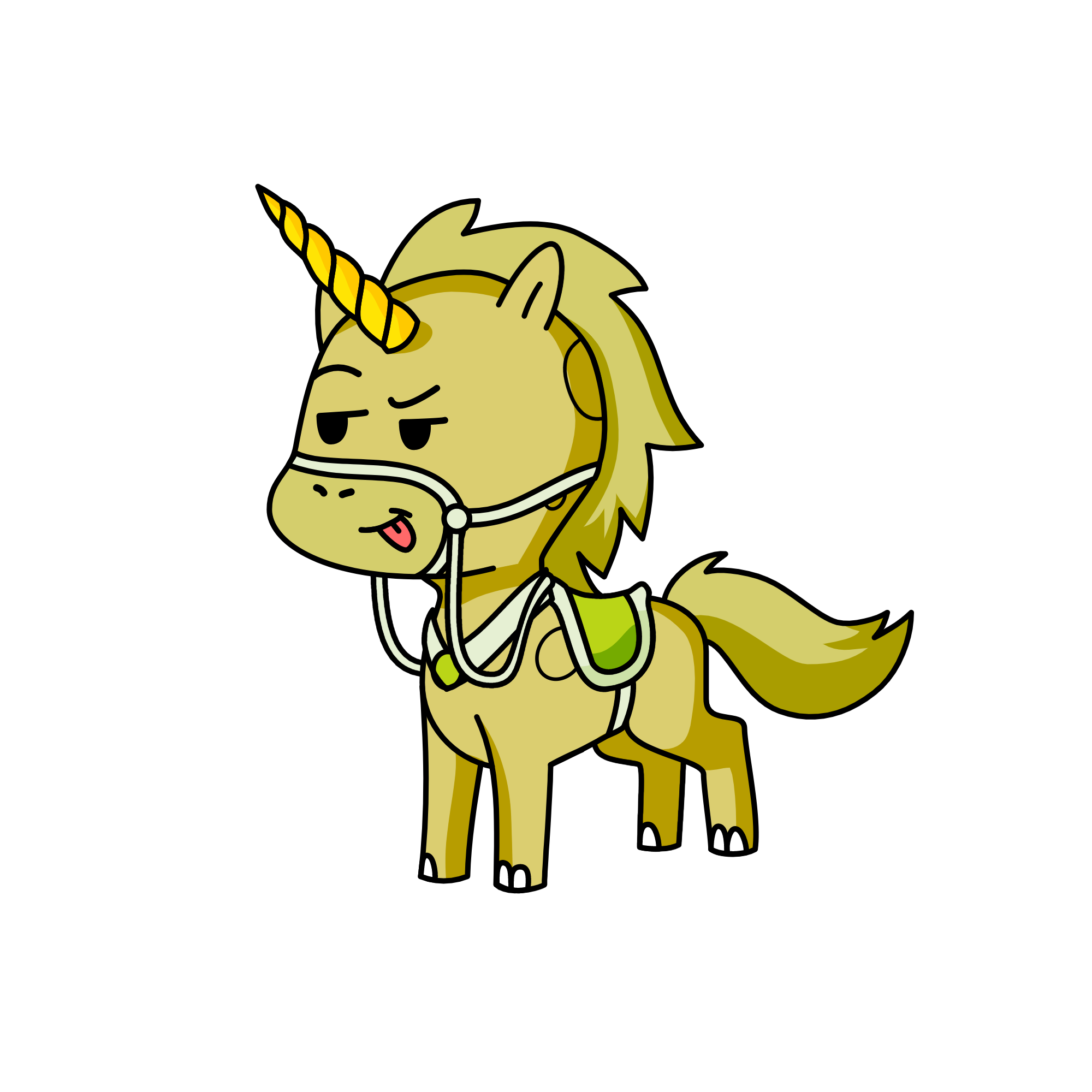 Prince Callagor (Draco Malfoy's Horse), the unicorn