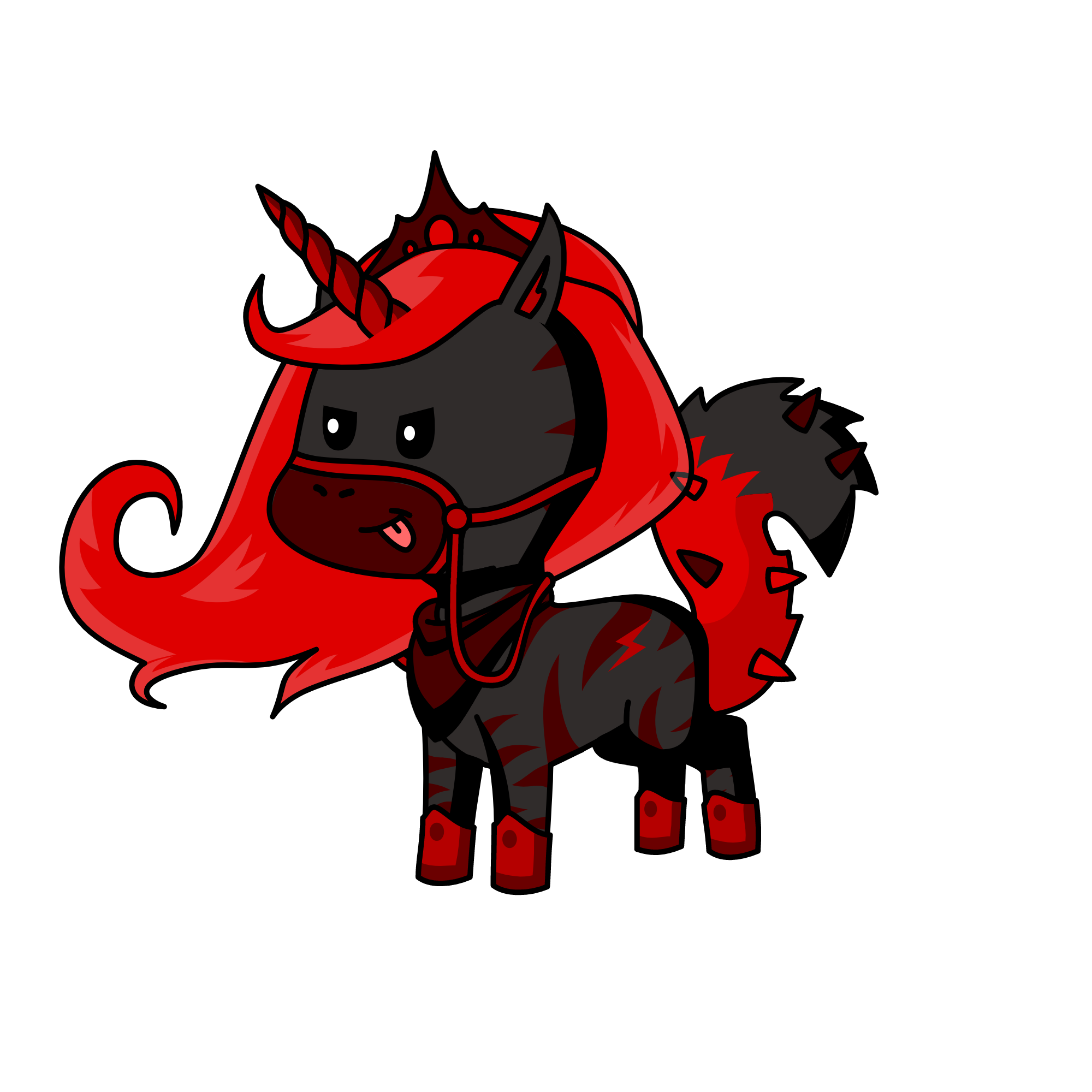 demon of the night, the unicorn