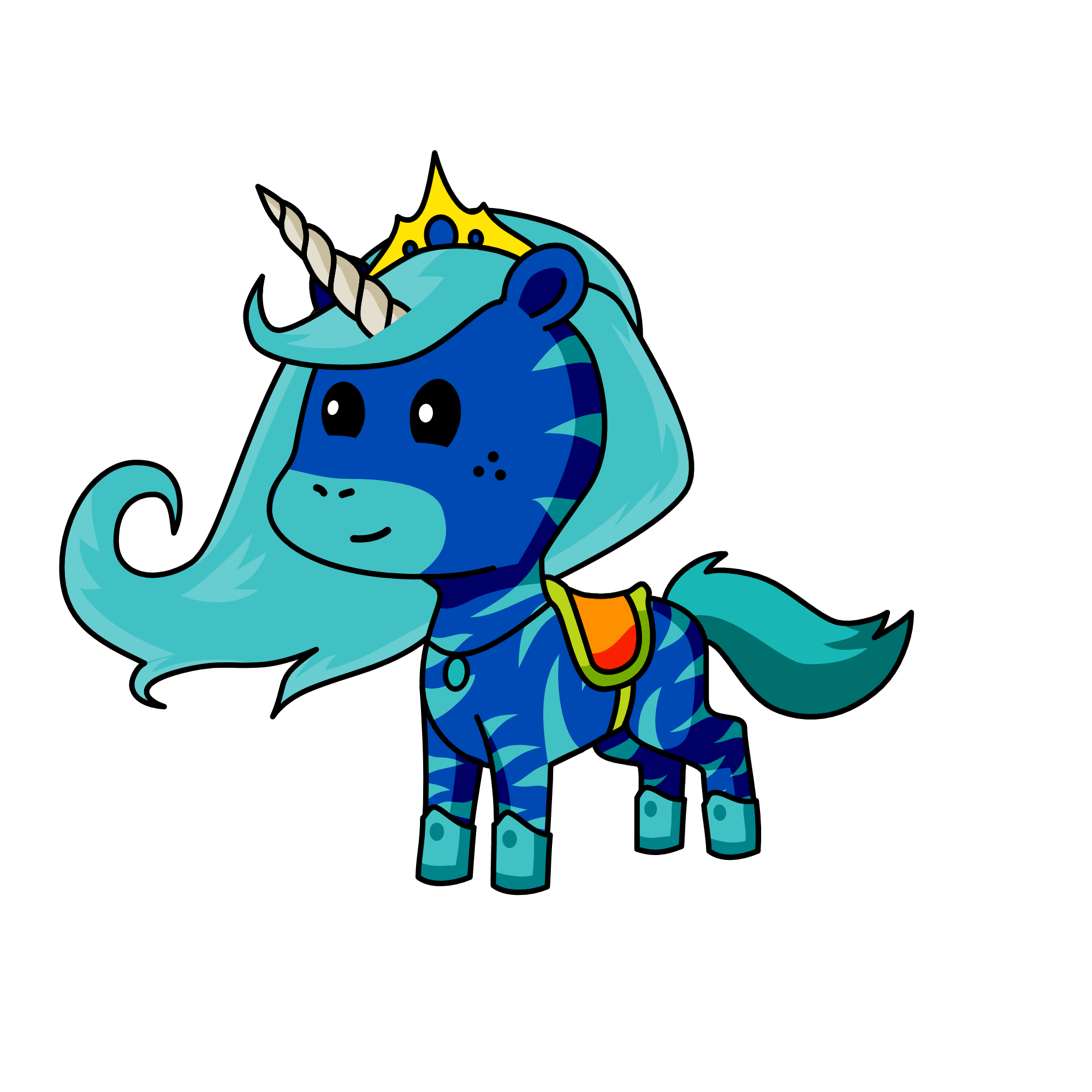 Snow, the unicorn