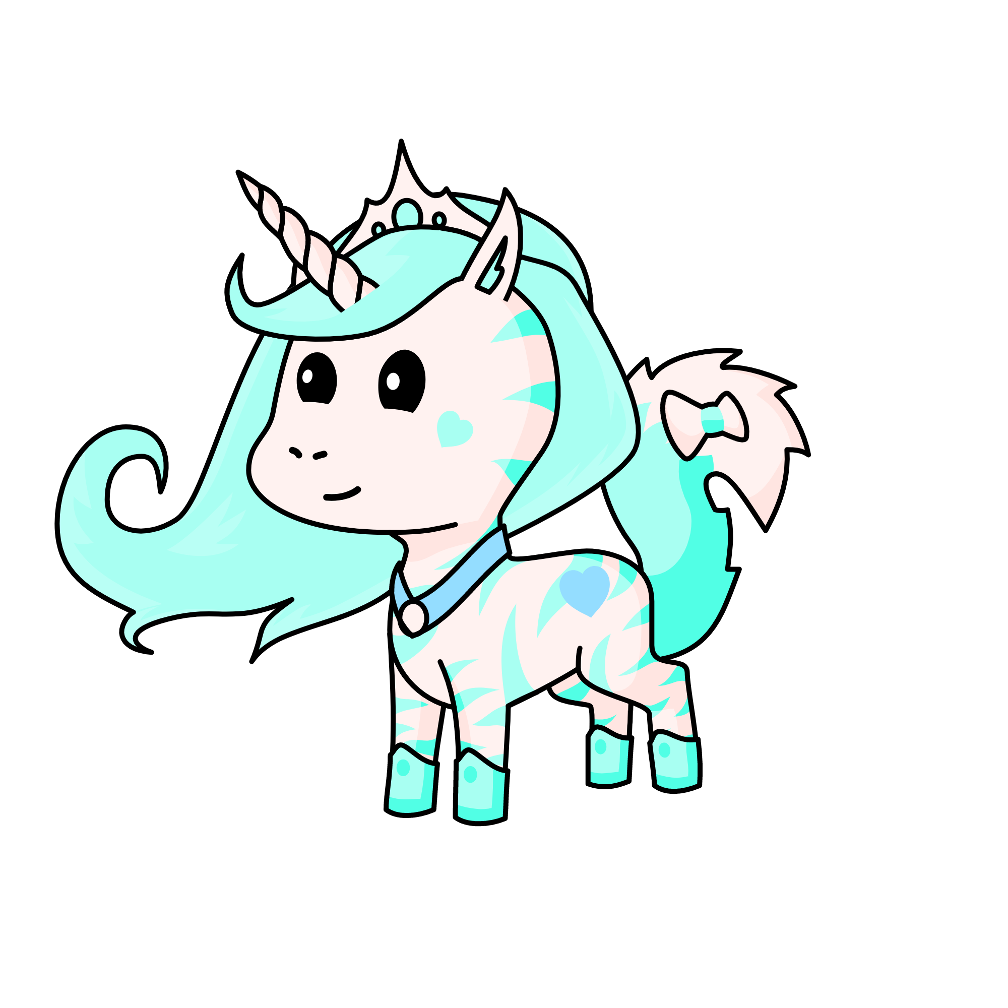 Angel of the sky, the unicorn