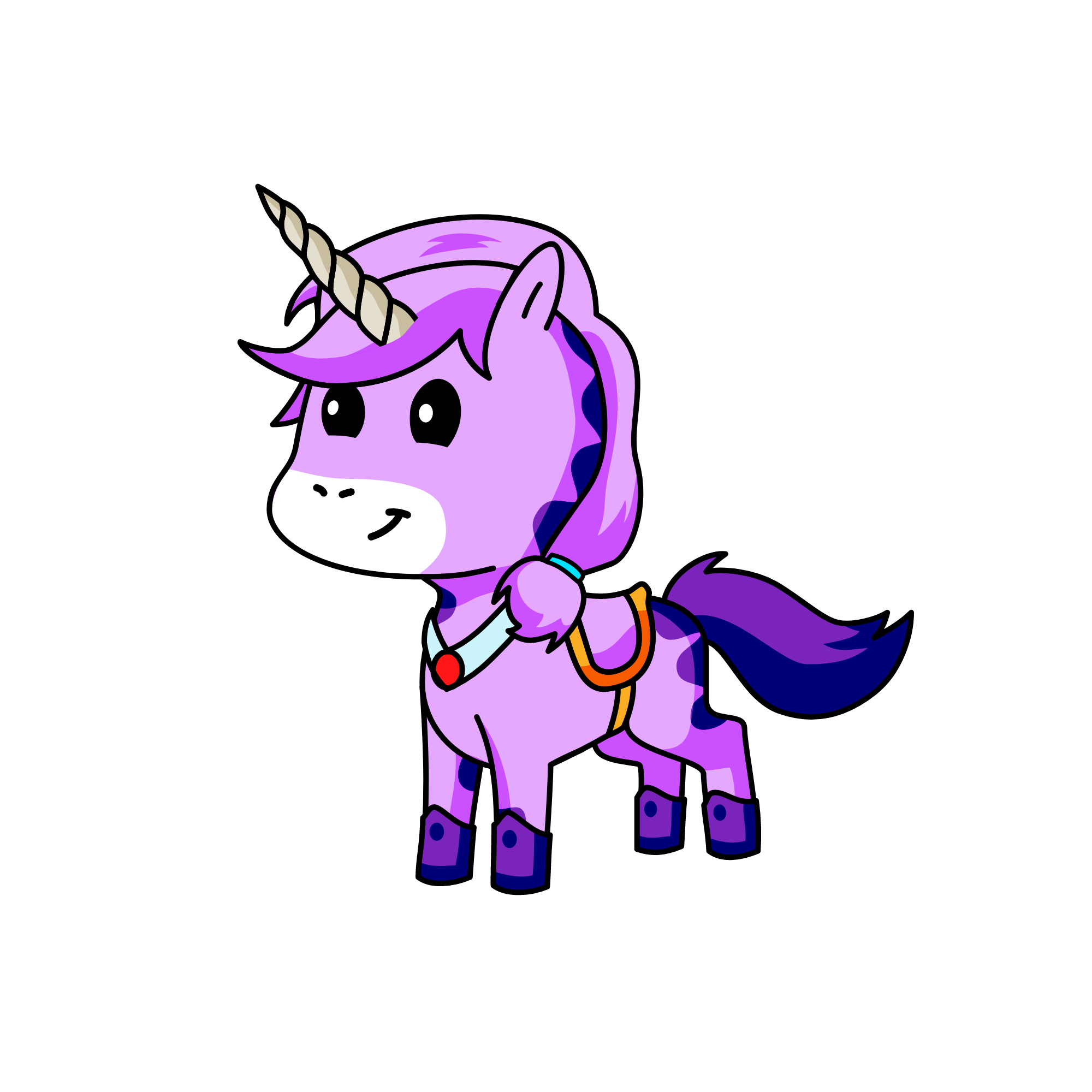 purplenight, the unicorn