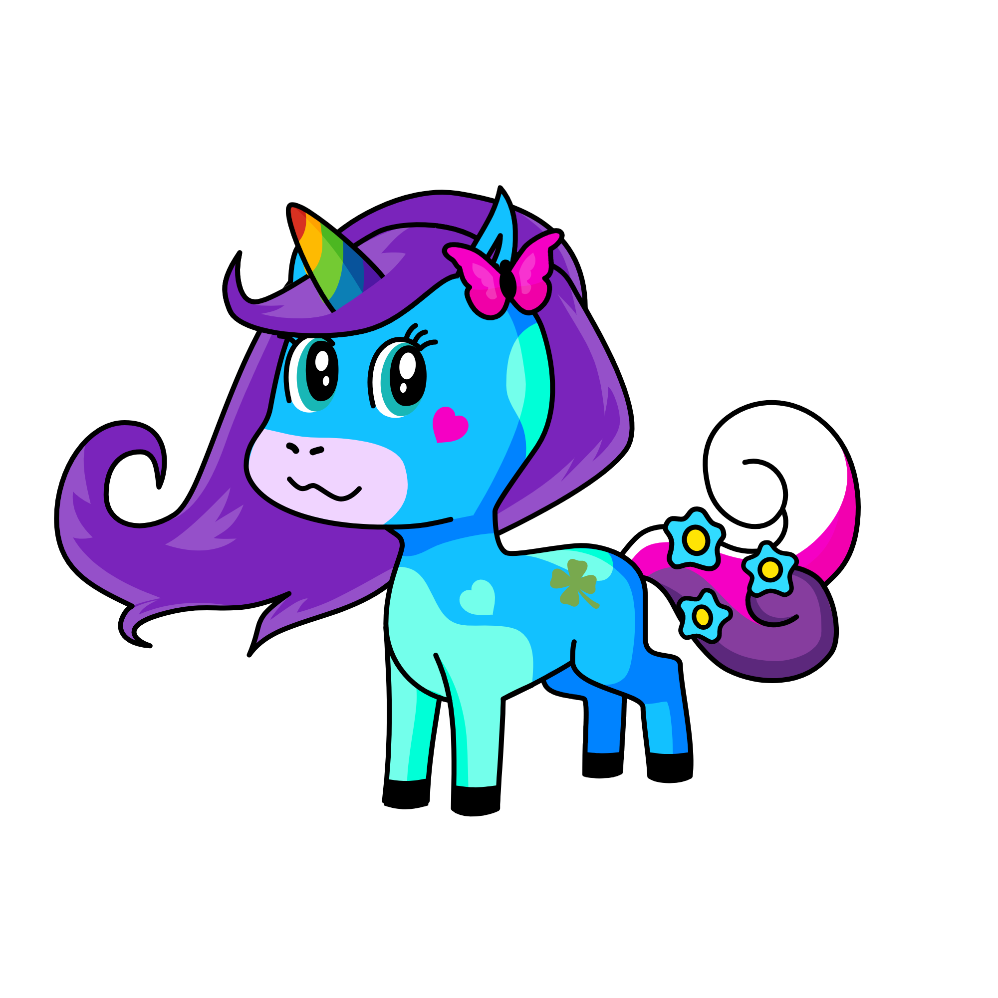 Sky, the unicorn
