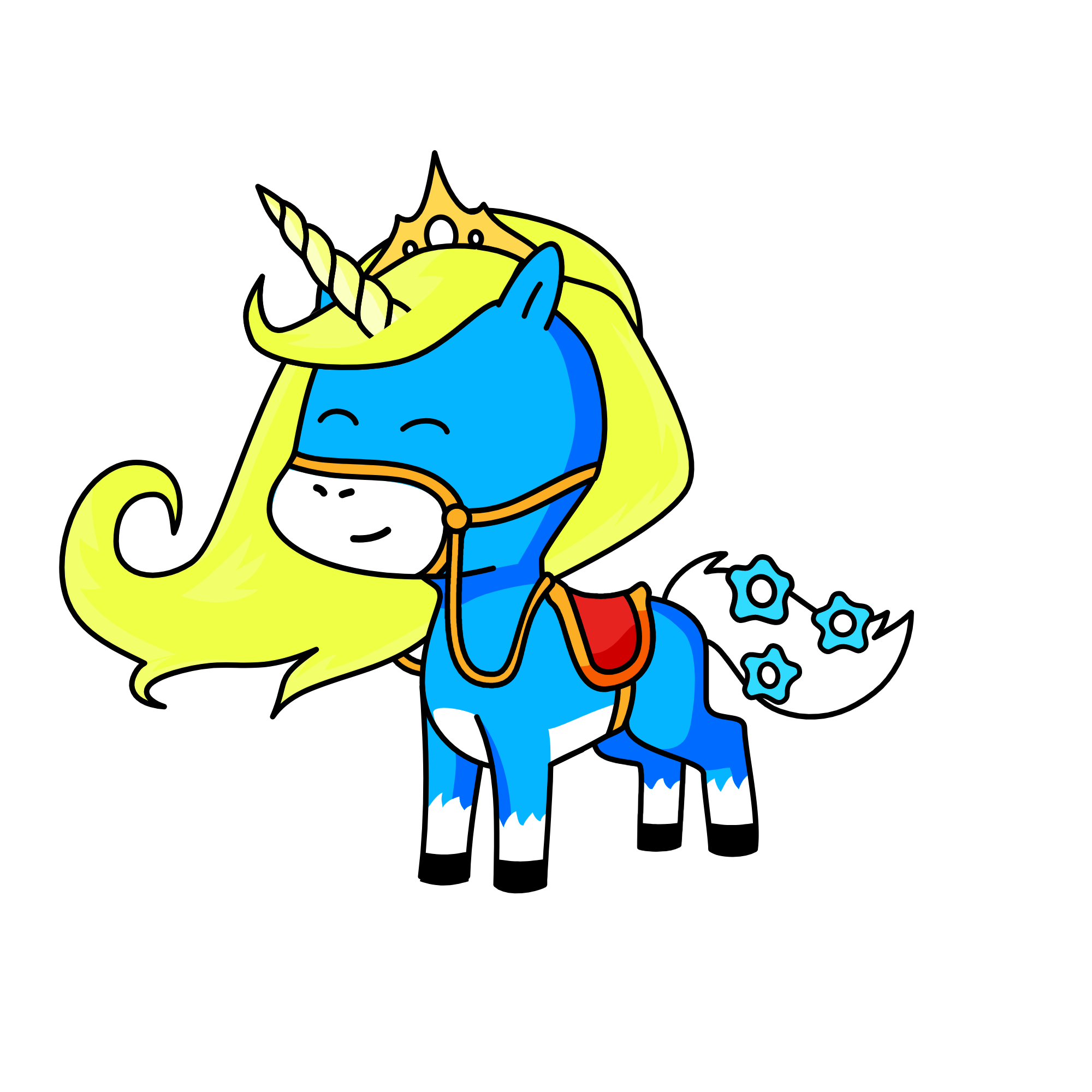 Crystal, the unicorn