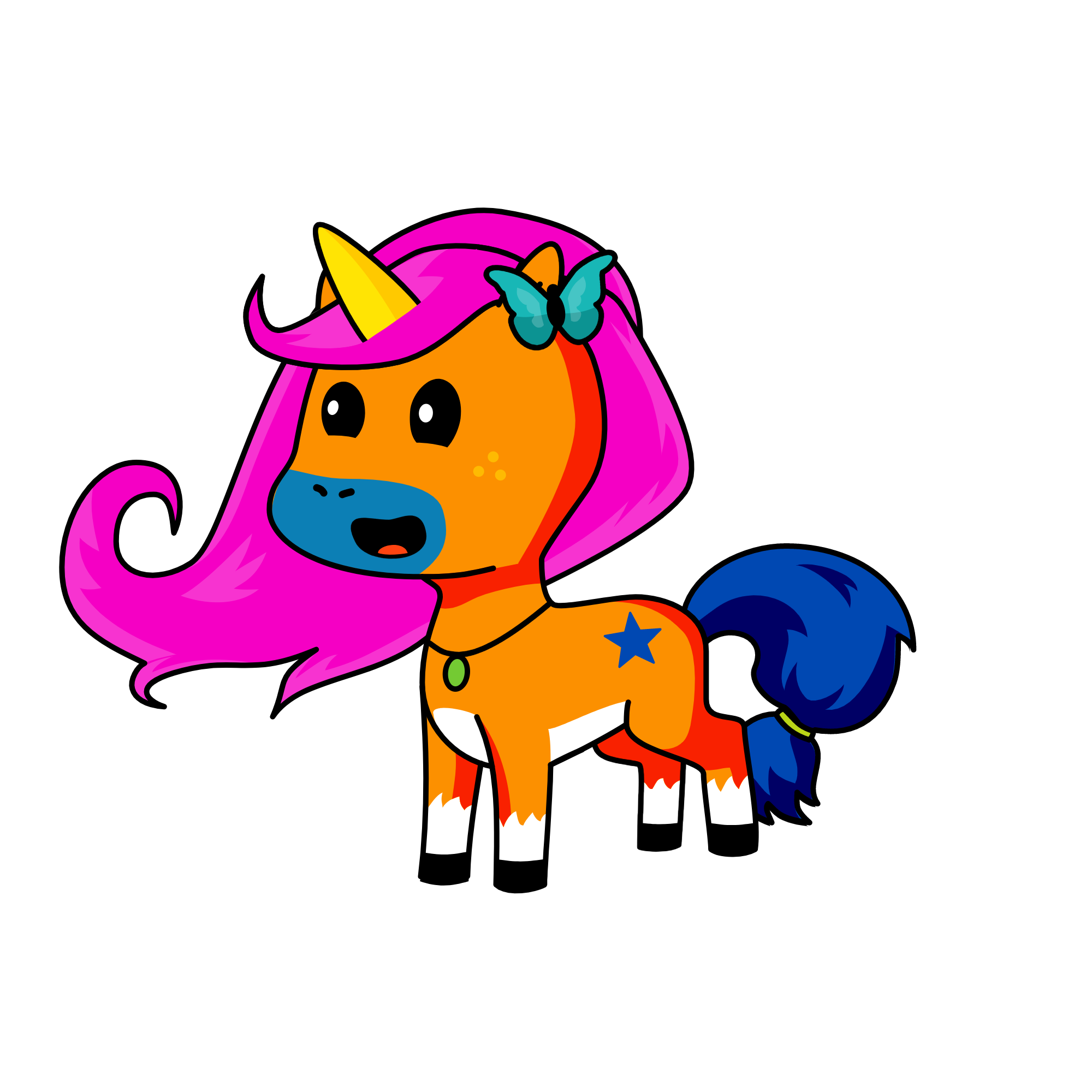 shimmer, the unicorn