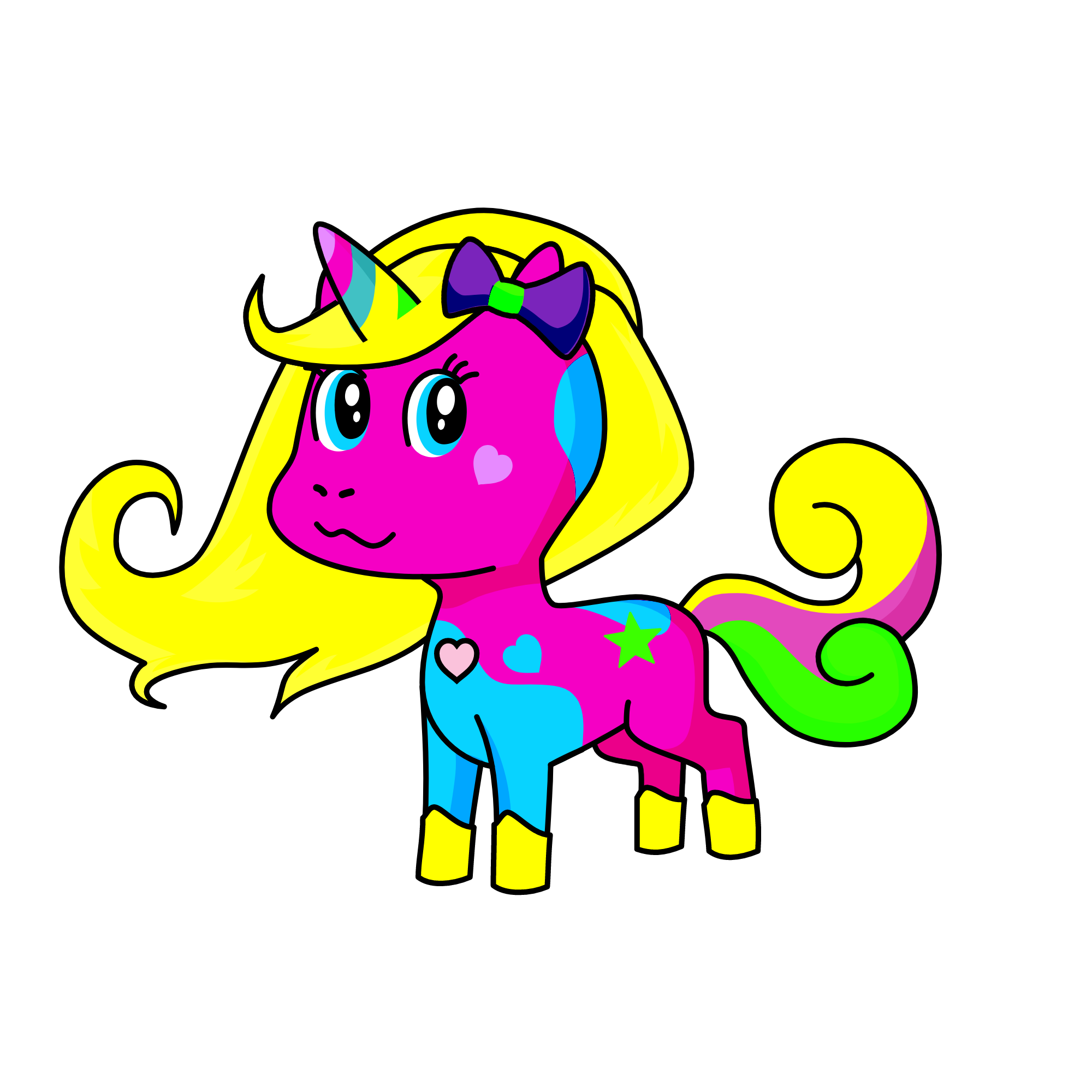 Tina, the unicorn