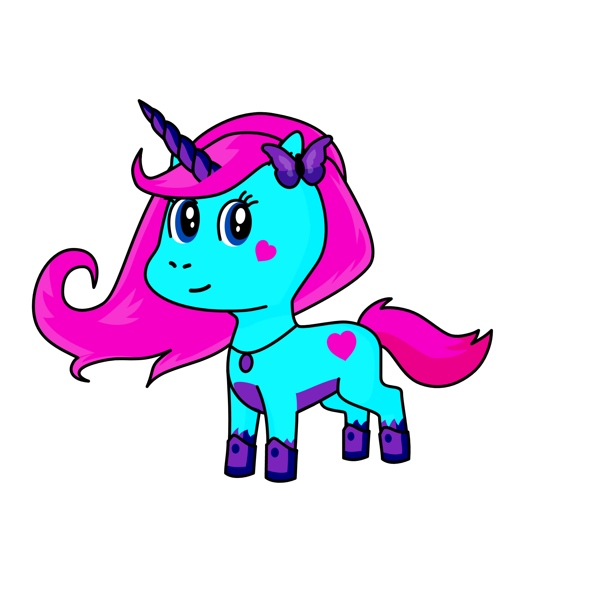 Mina, the unicorn