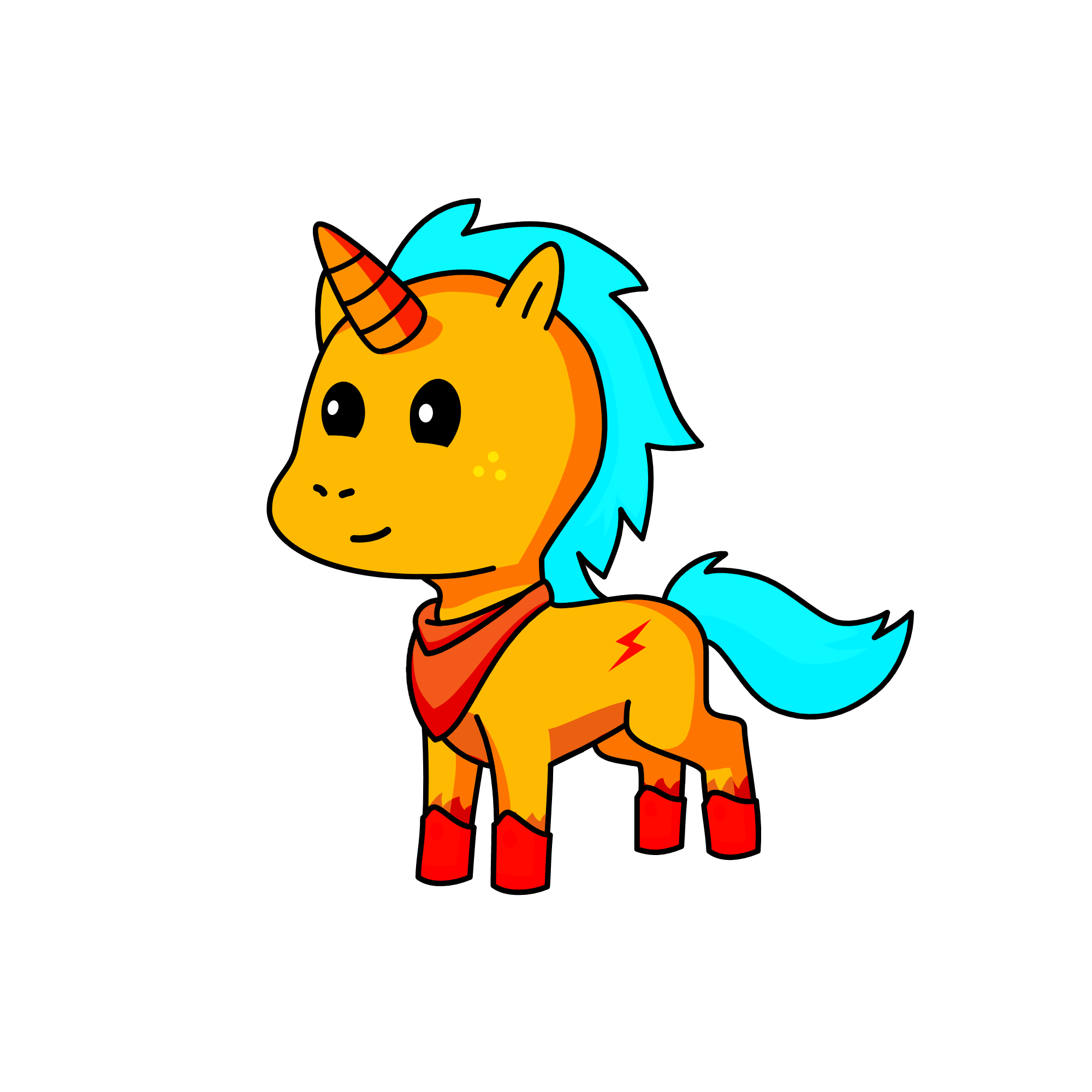 El Toro Loco Pony, the unicorn