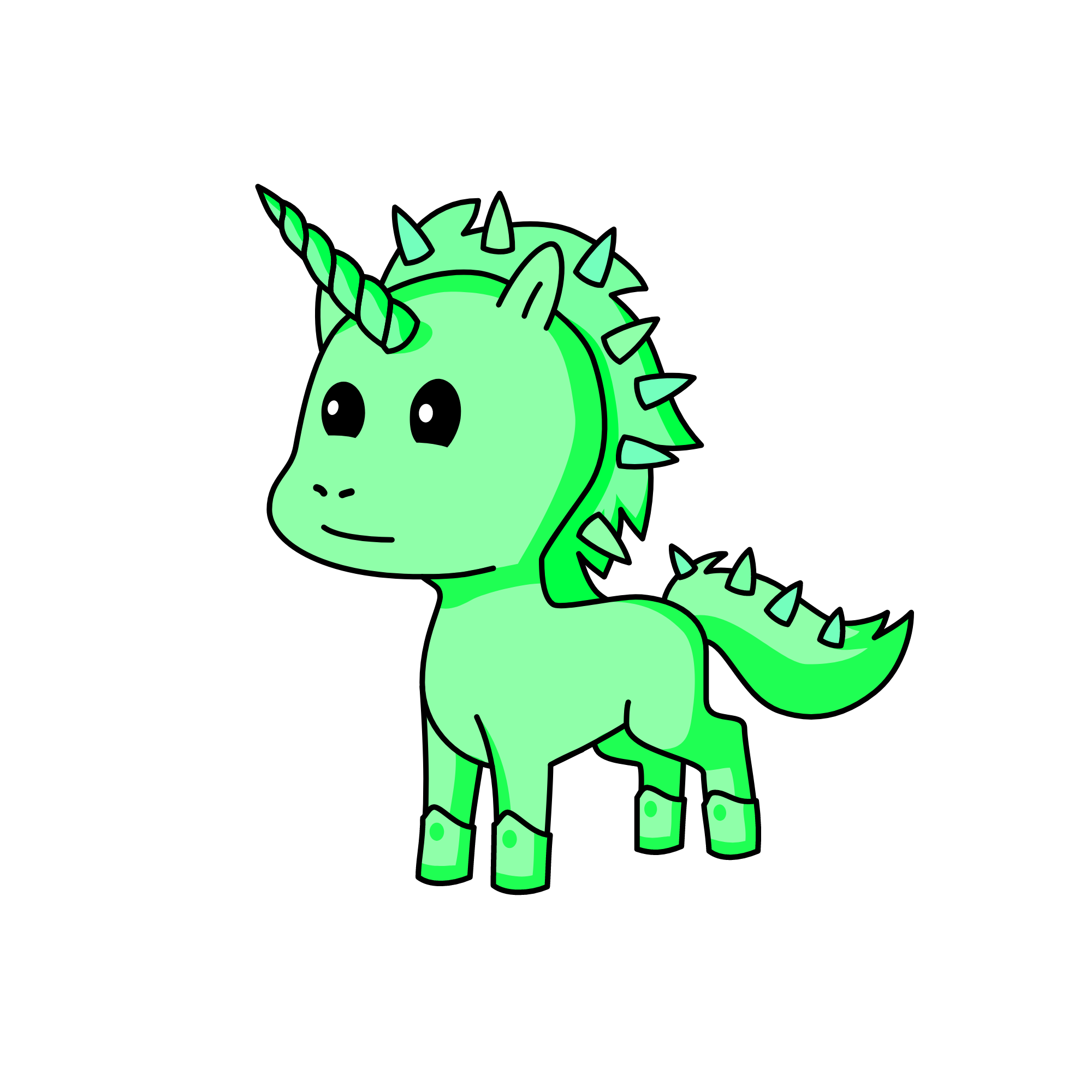 THE STATUE OF LIBERTY, the unicorn