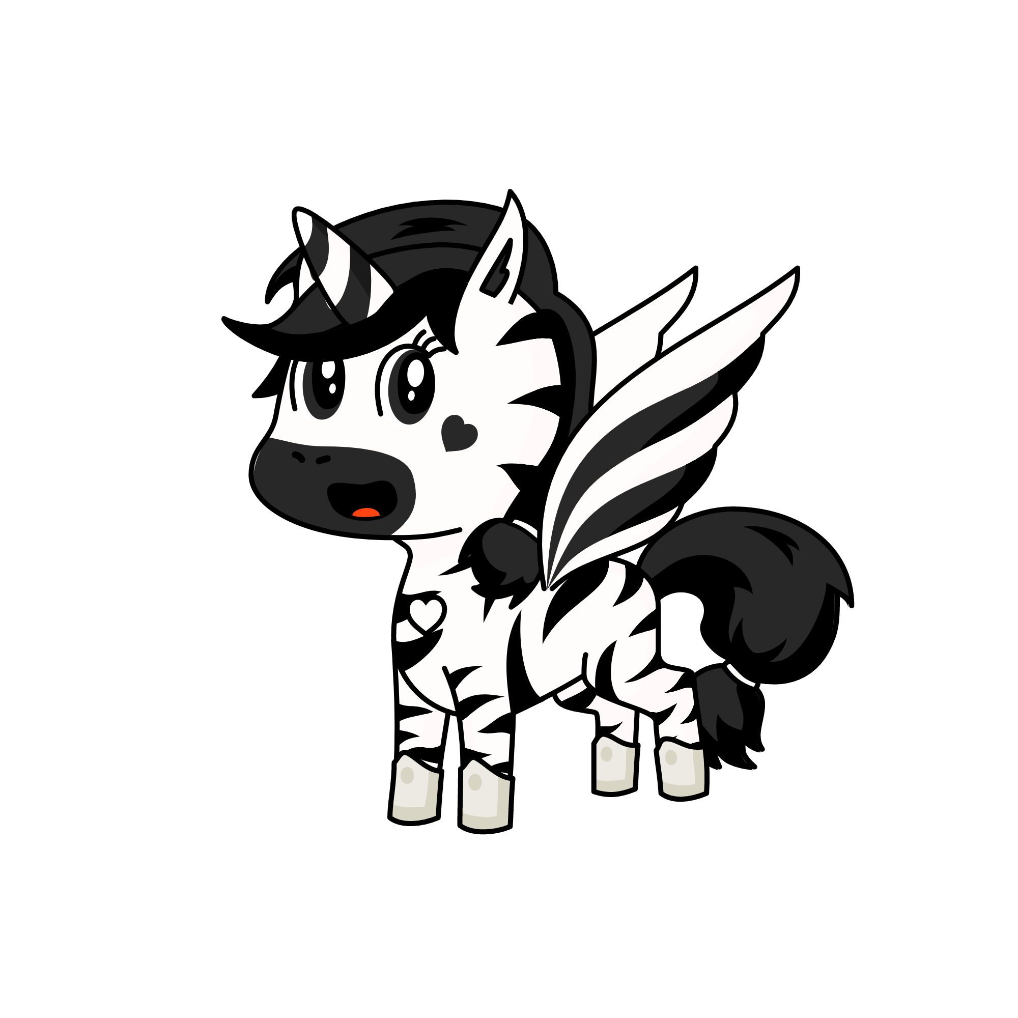 Zebra, the unicorn