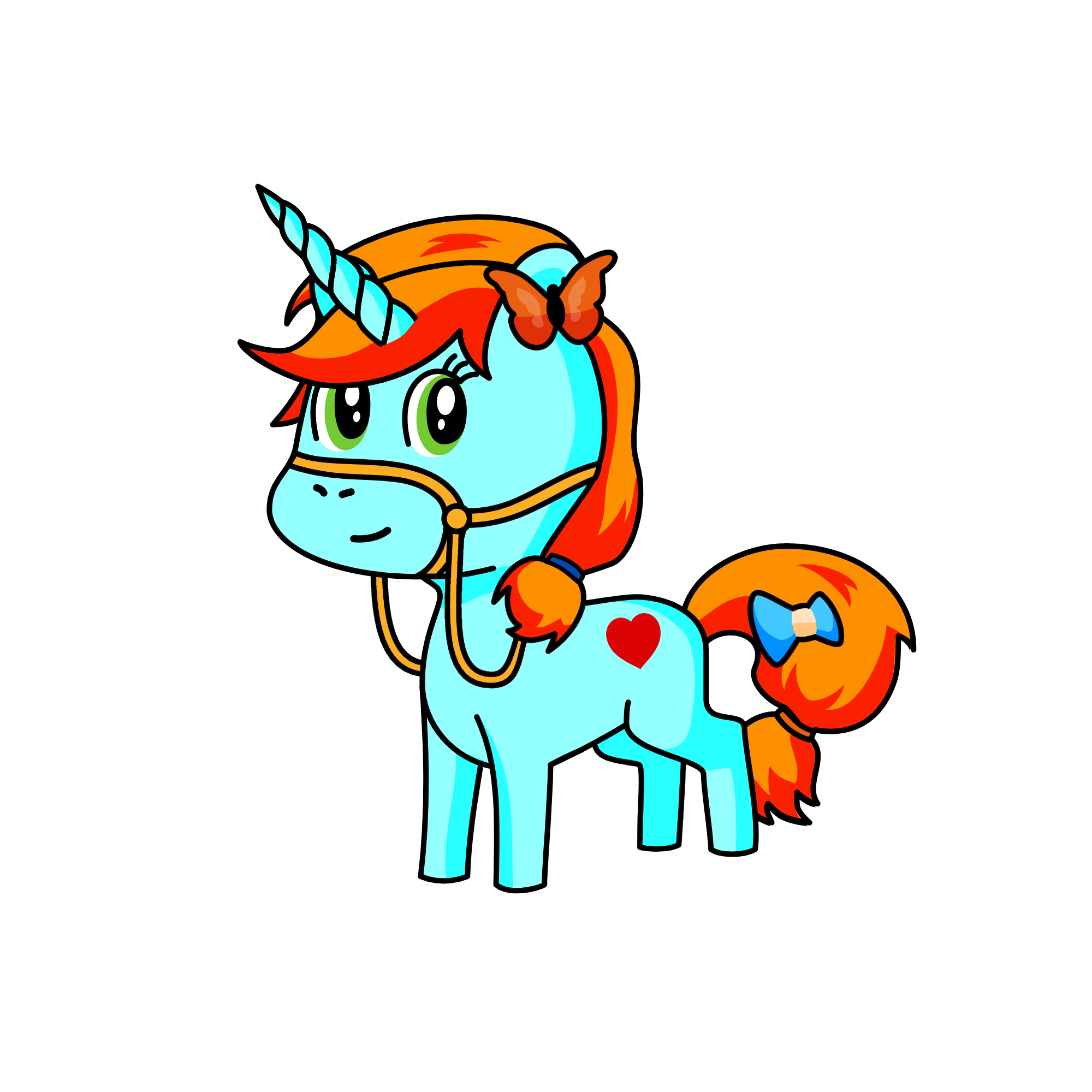 Moon Light, the unicorn