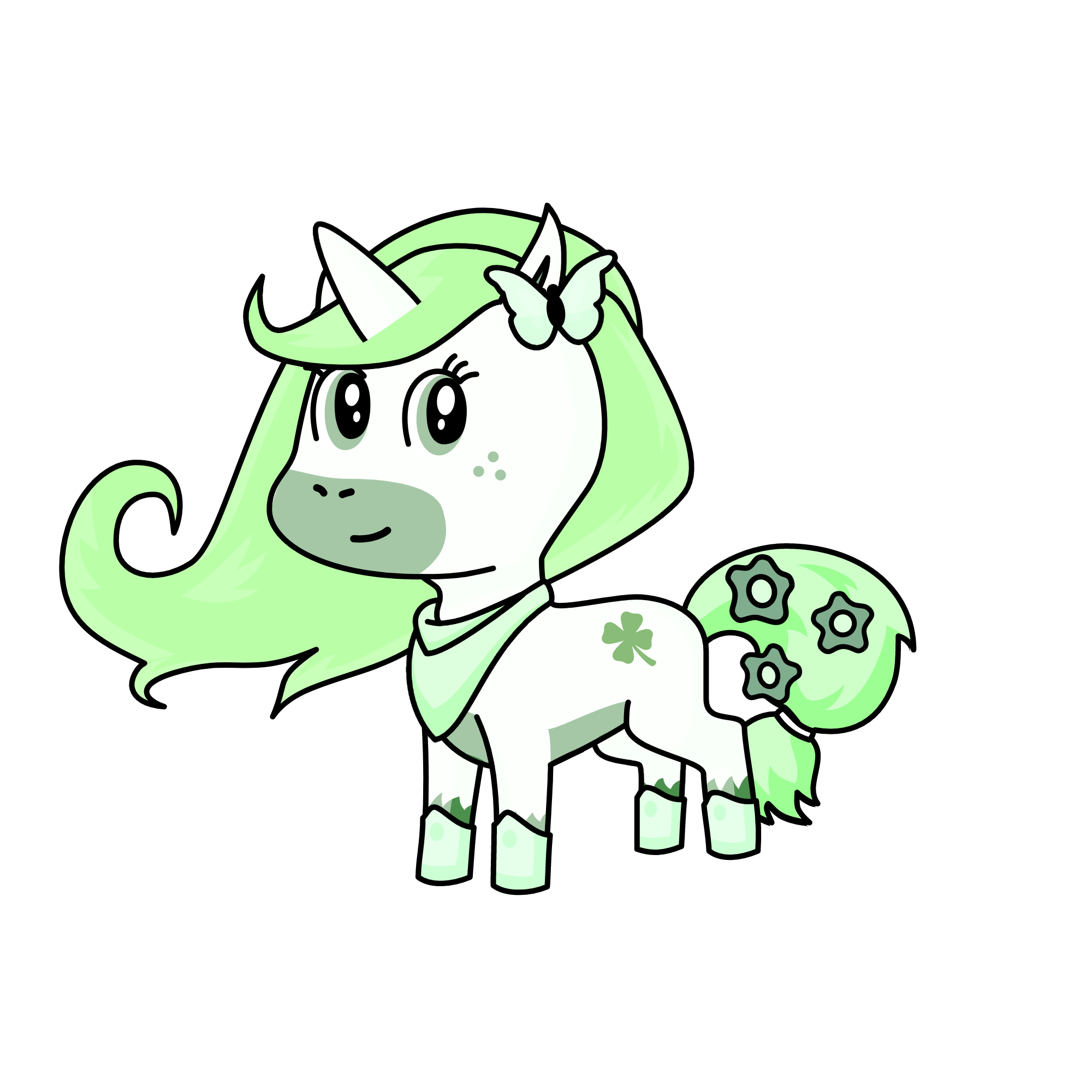 Lucky, the unicorn