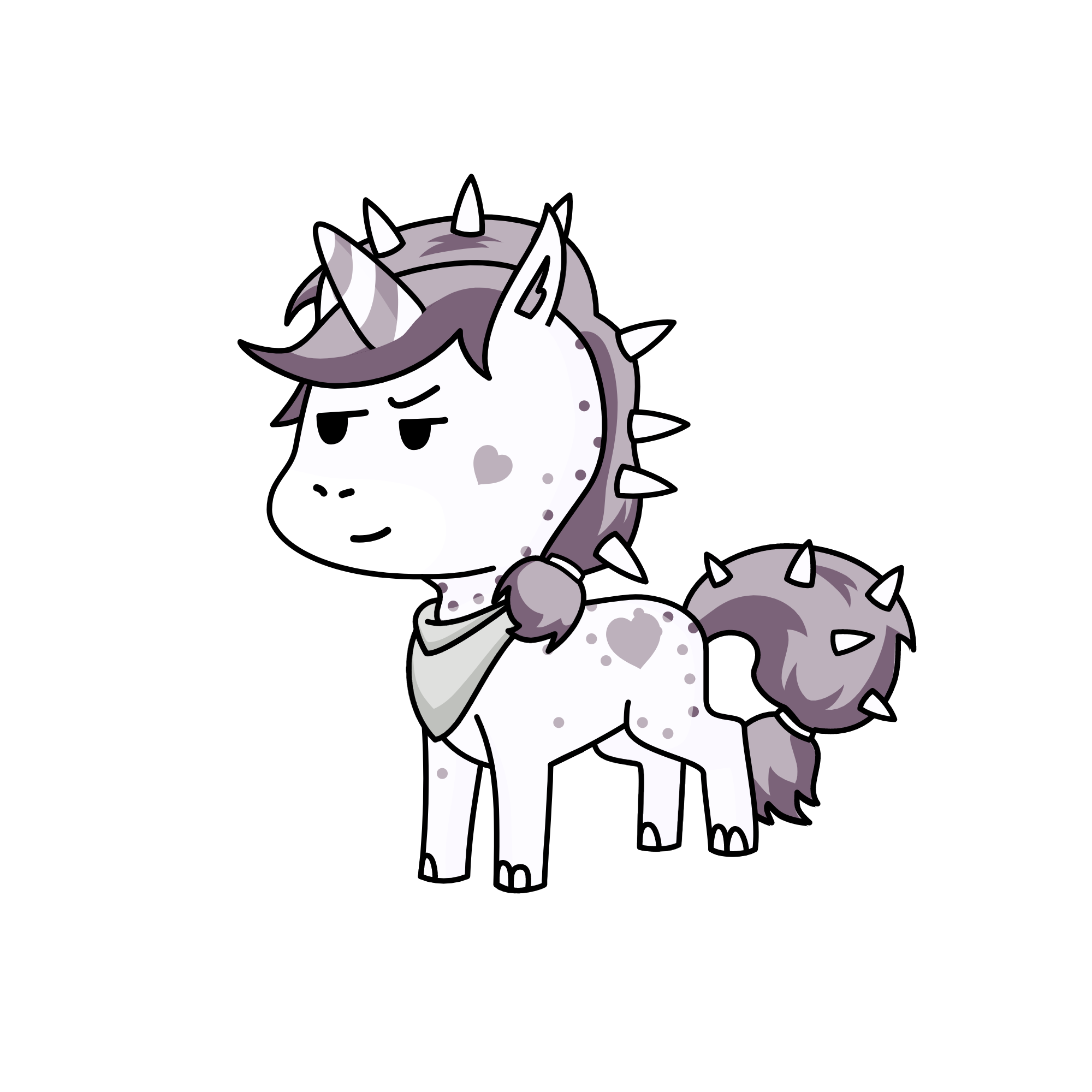 Spike, the unicorn