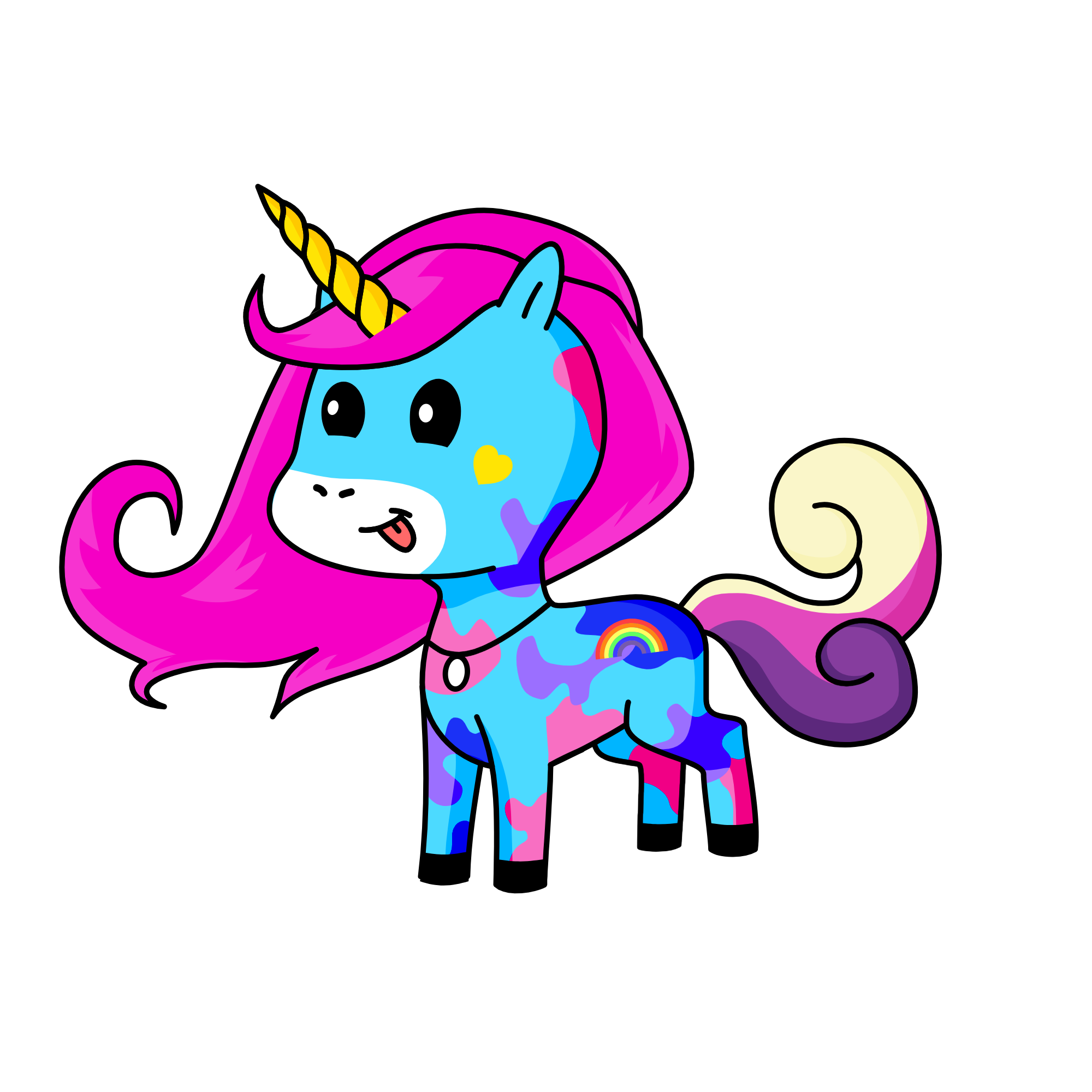 Splaters, the unicorn