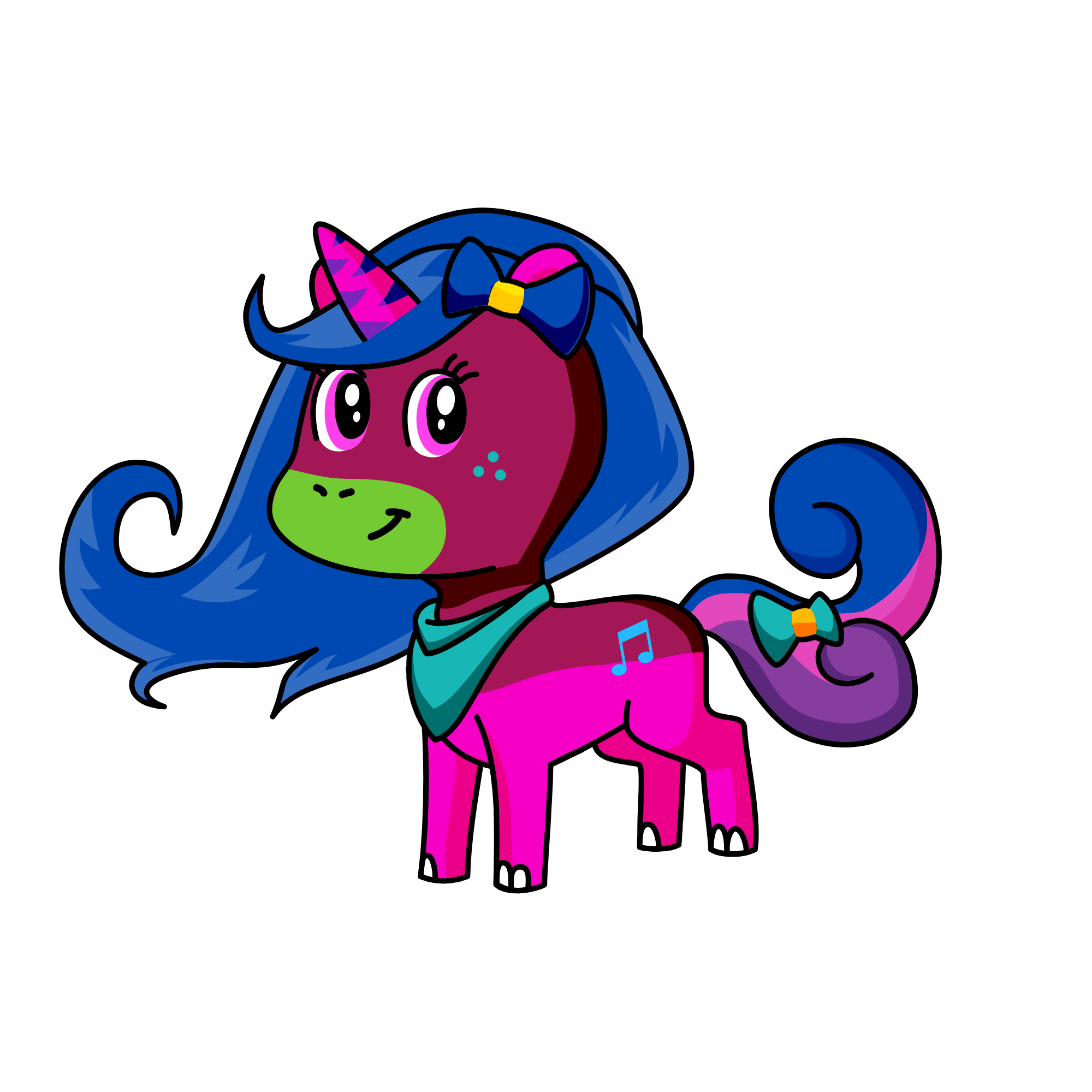 Fuli, the unicorn