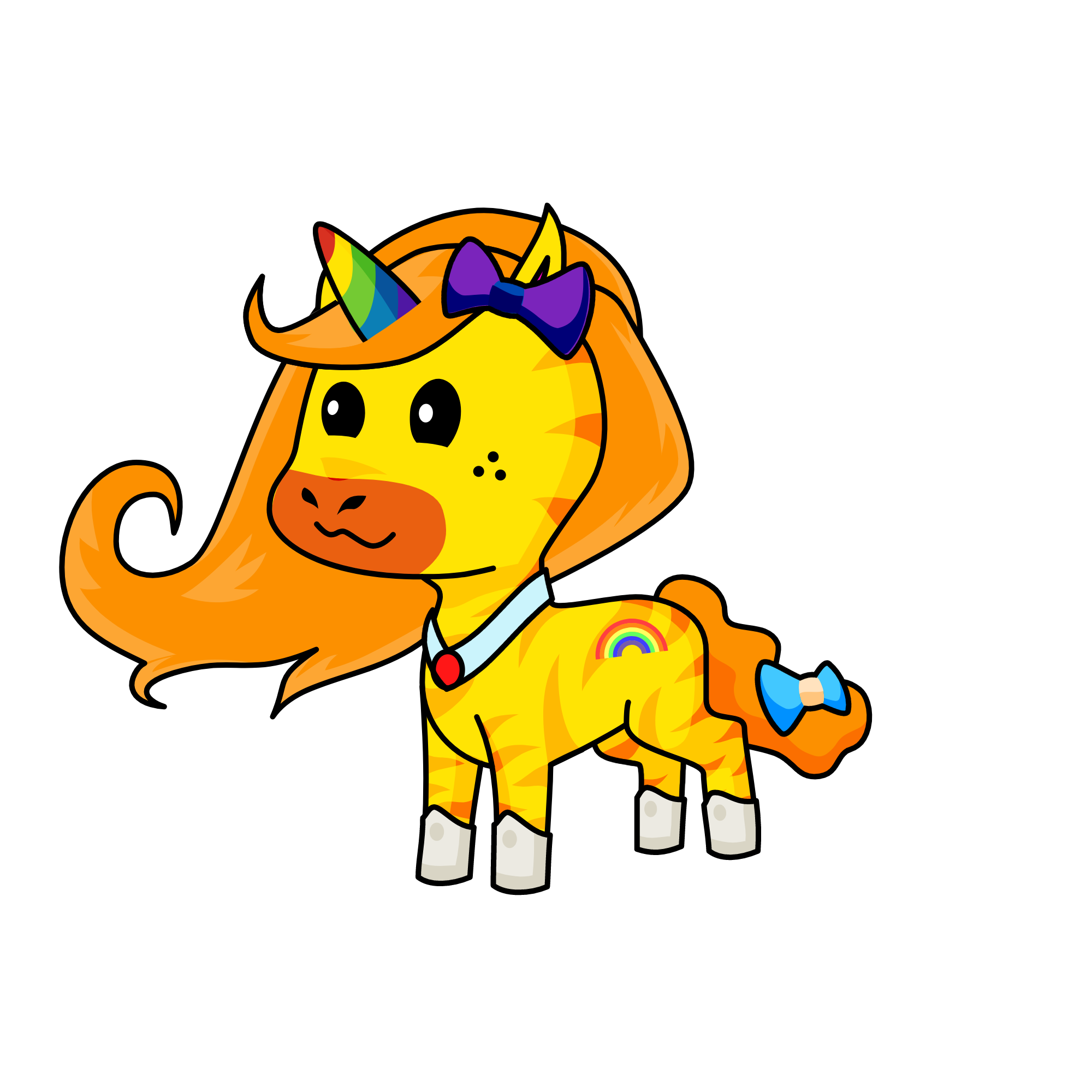 tigery, the unicorn