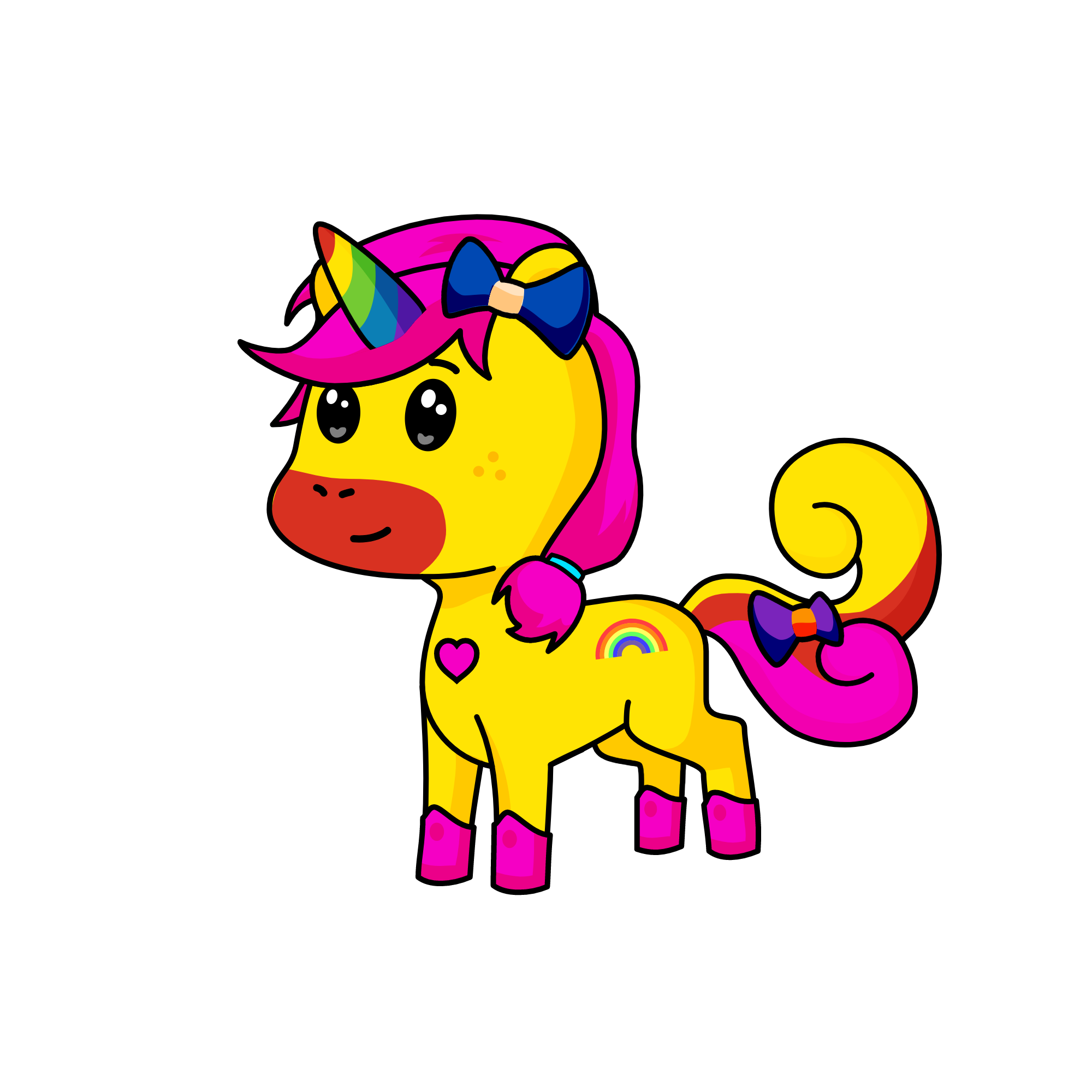    Pinky pie, the unicorn