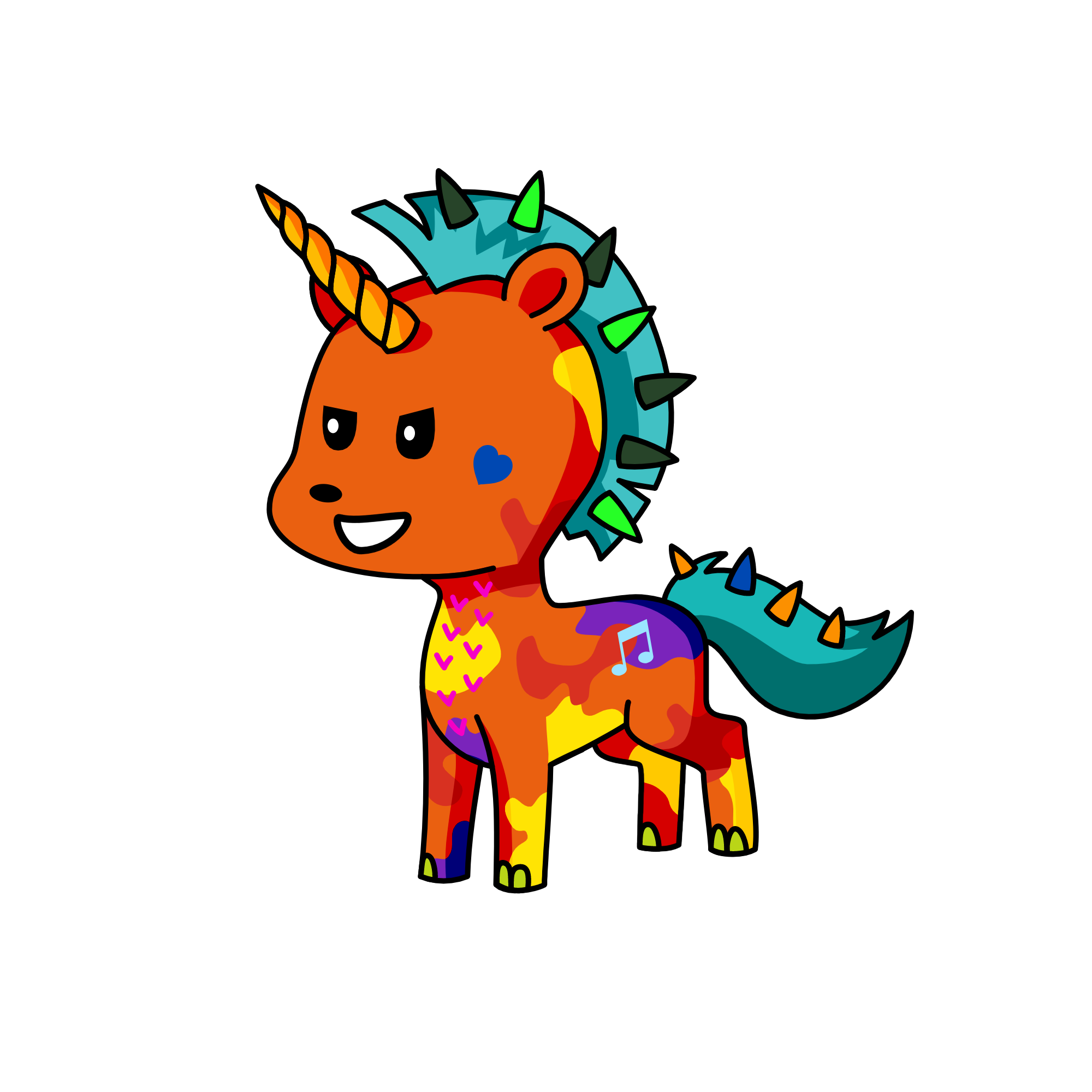 rock, the unicorn