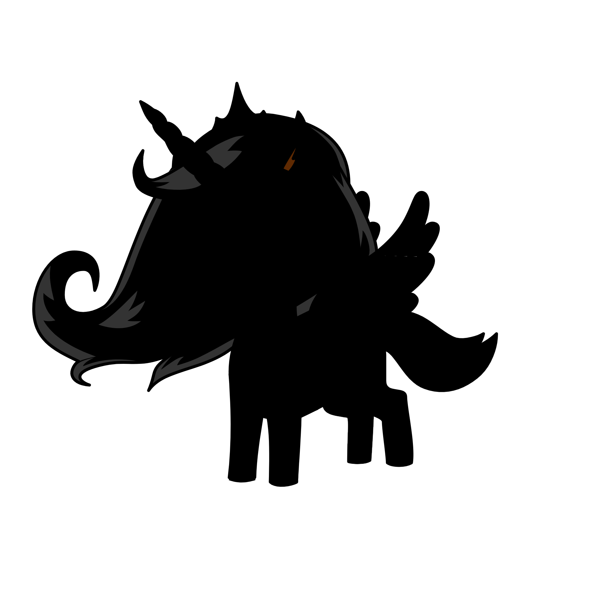 blacky, the unicorn