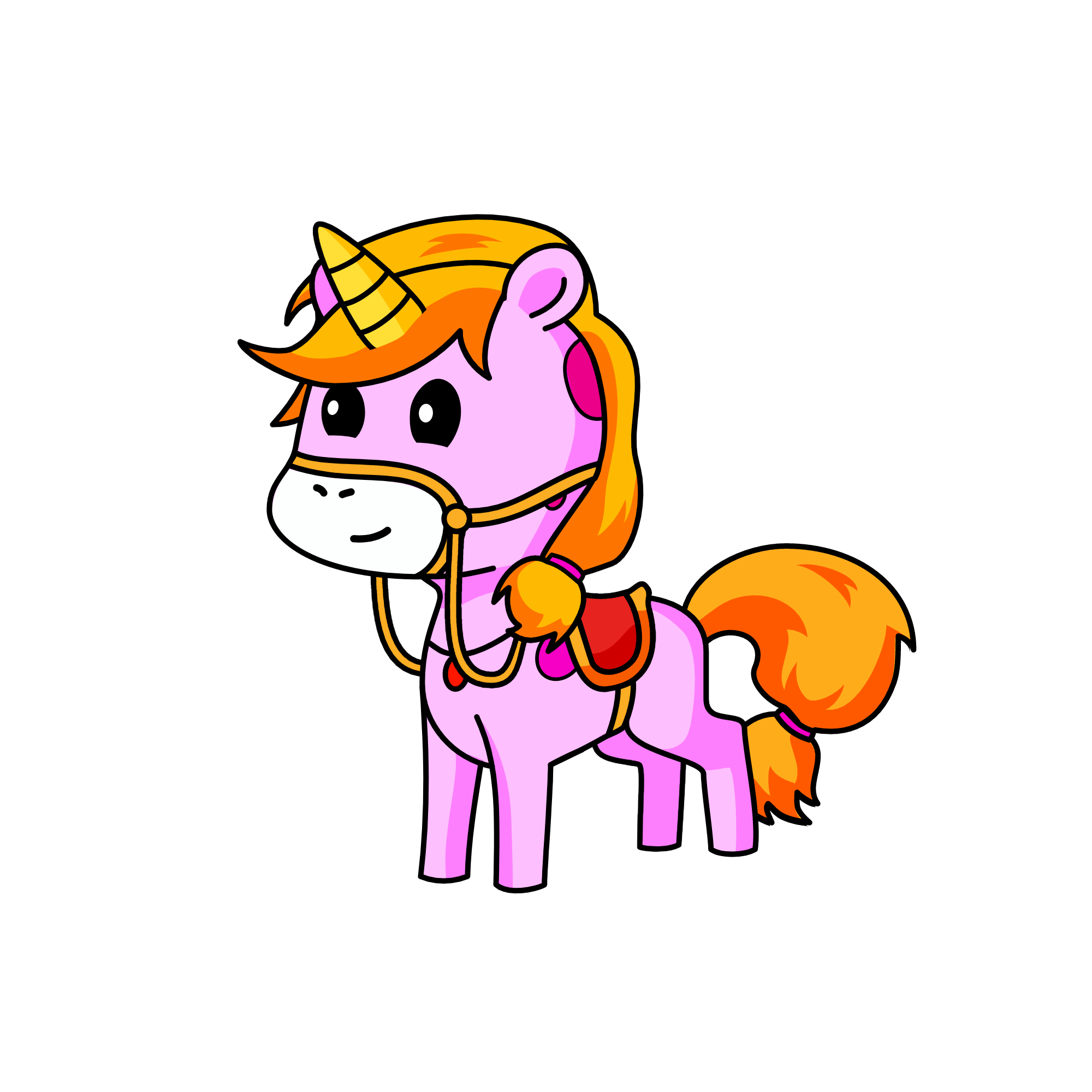 Pracusia, the unicorn